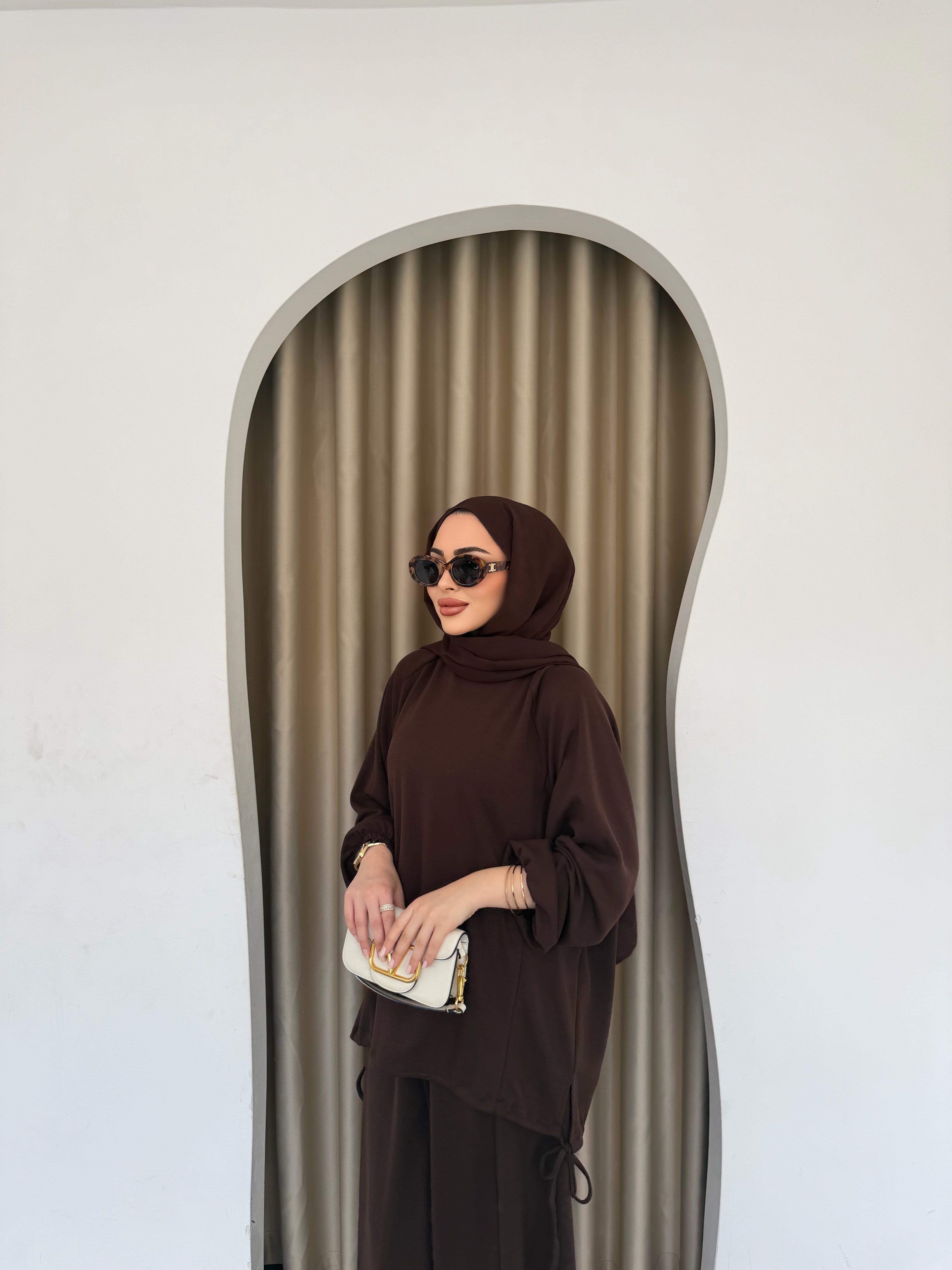 Yasmin Eşofman Takım - Kahve