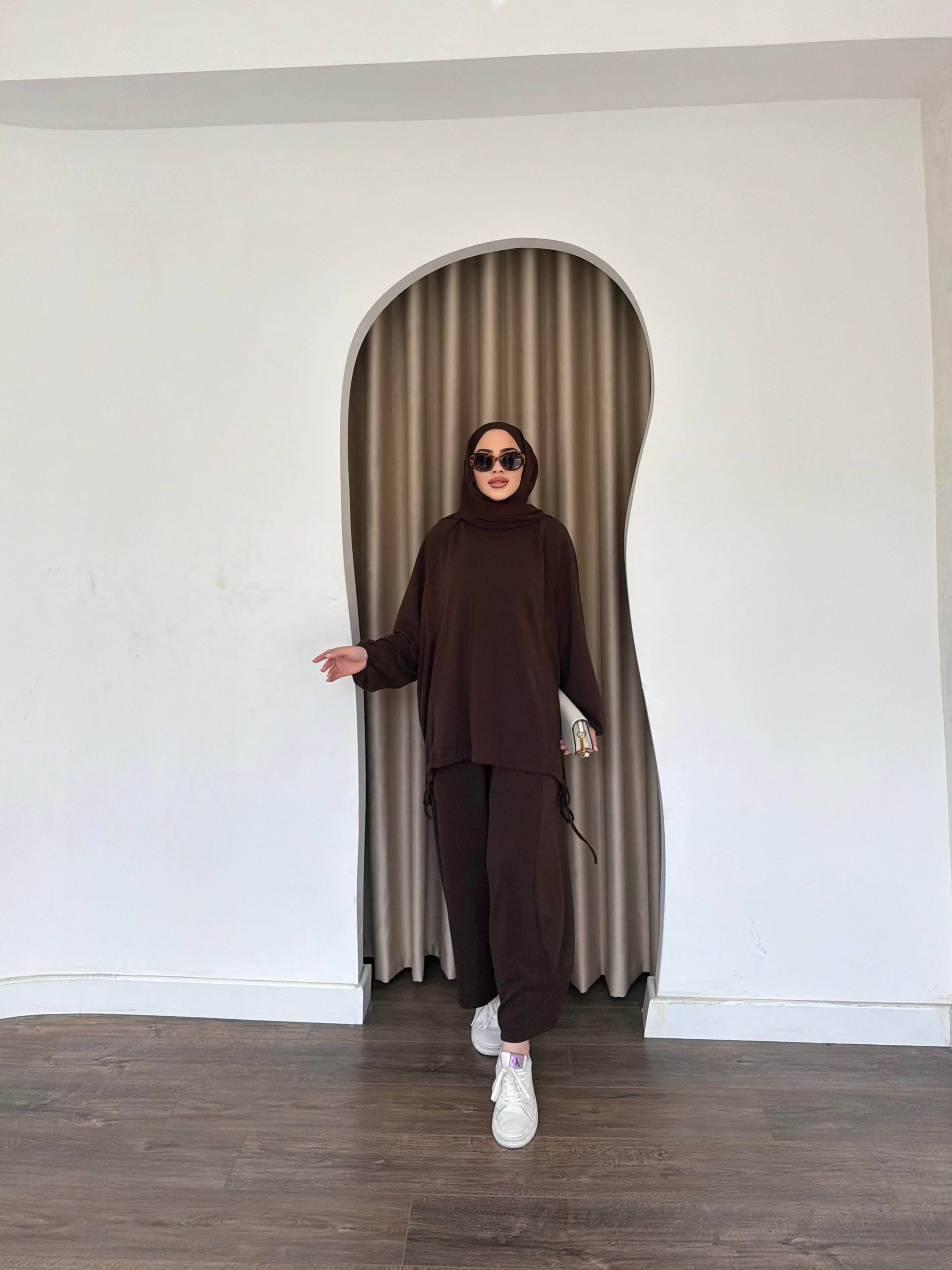 Yasmin Eşofman Takım - Kahve