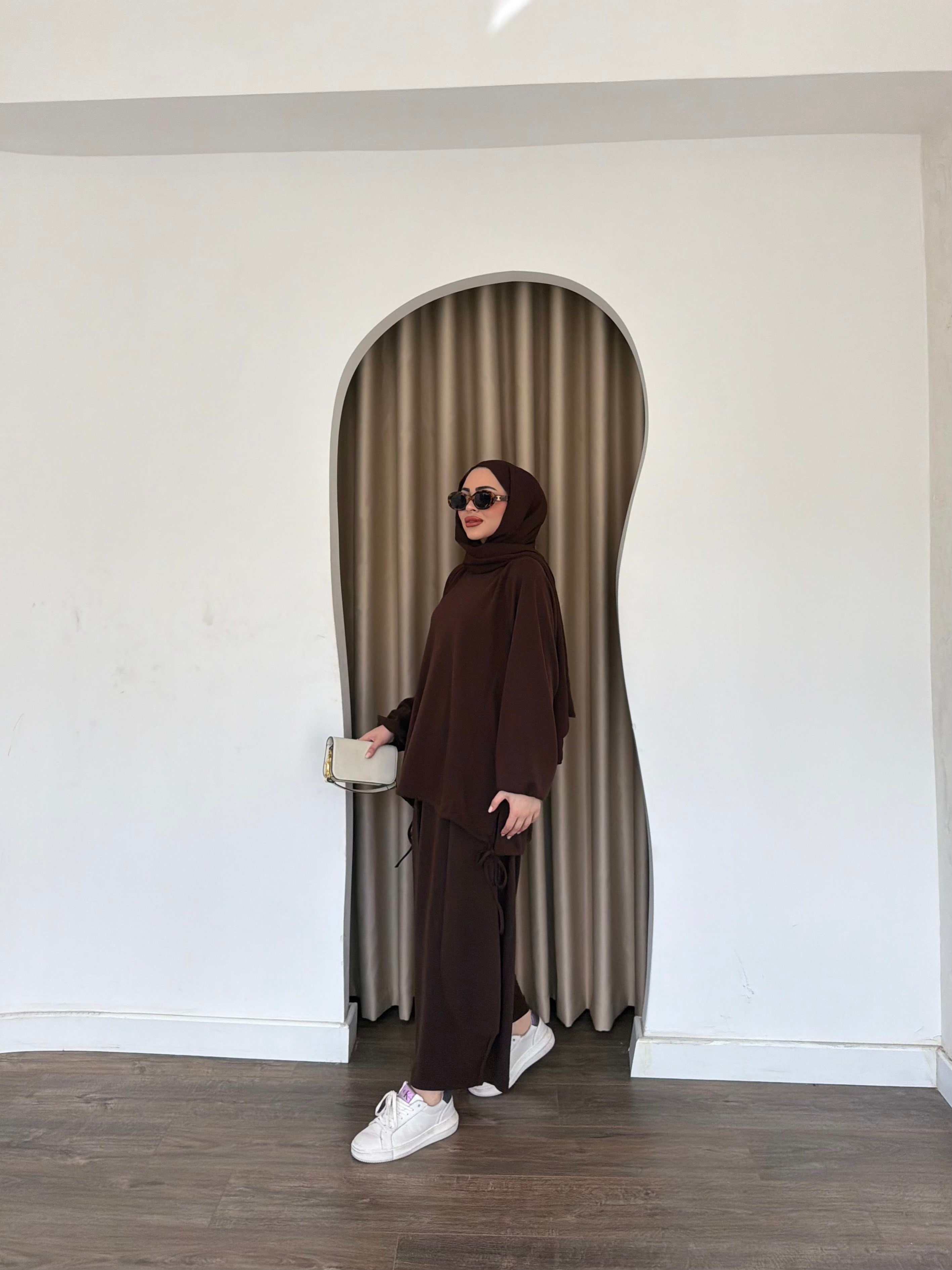 Yasmin Eşofman Takım - Kahve