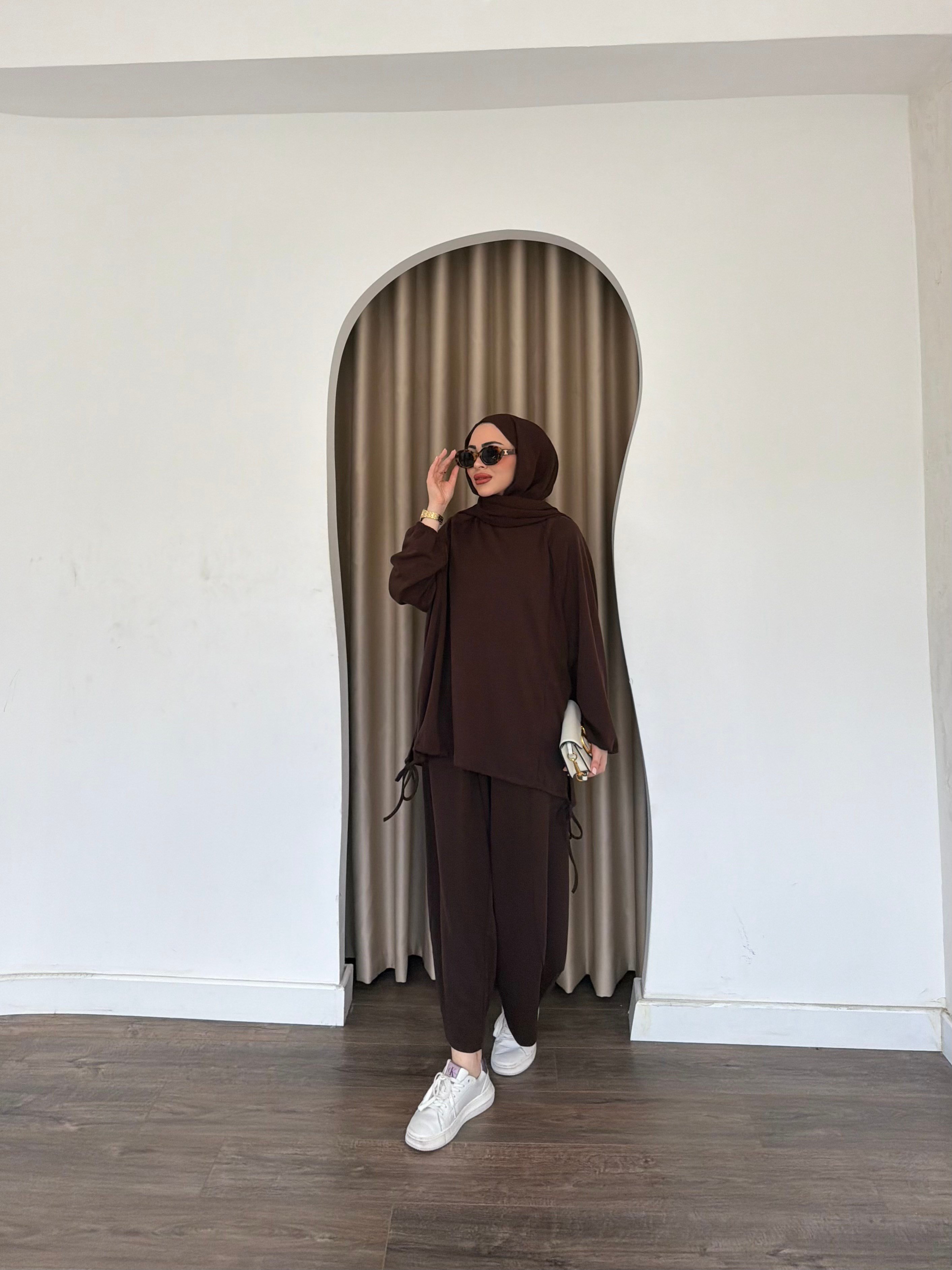 Yasmin Eşofman Takım - Kahve