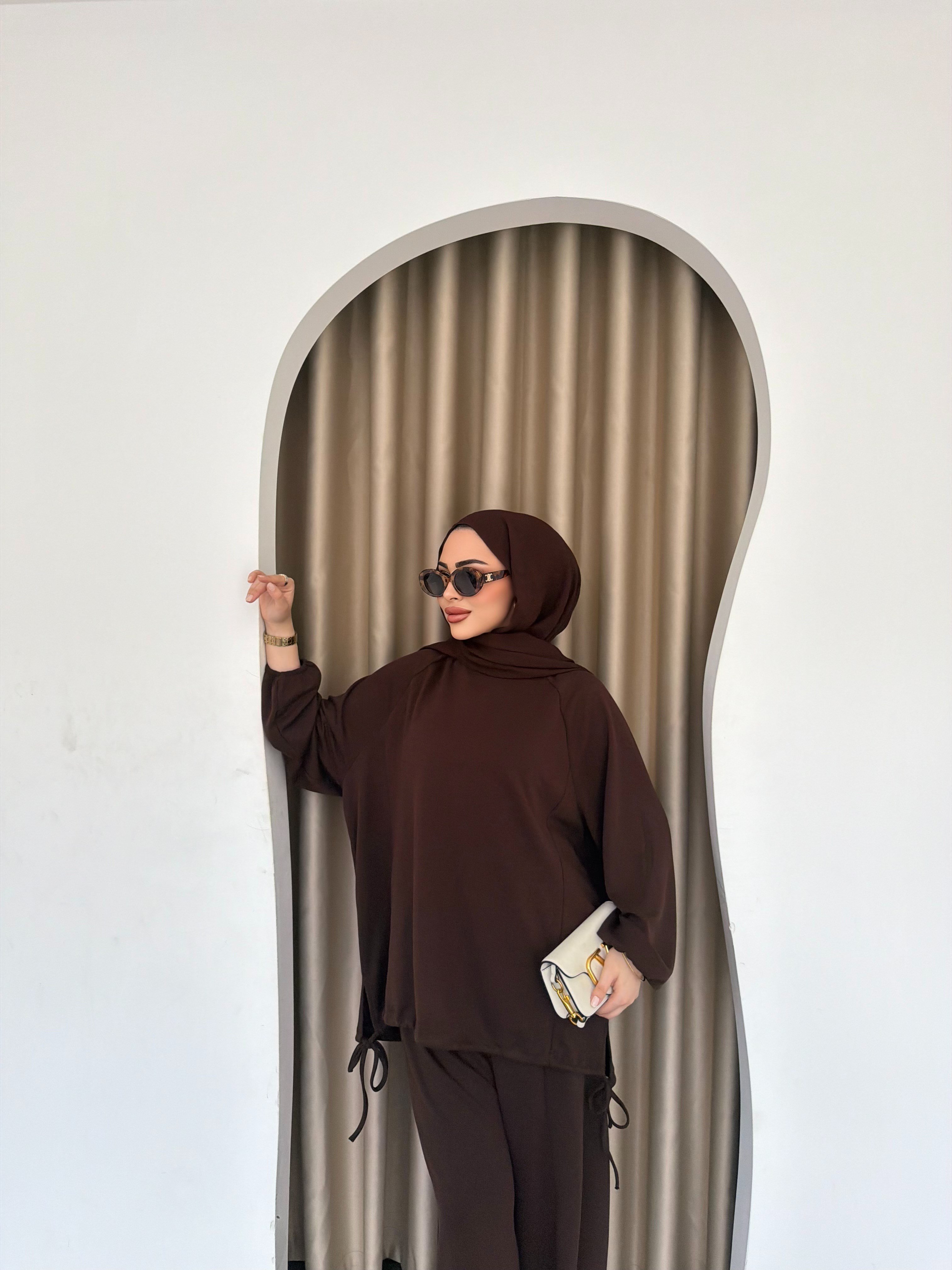 Yasmin Eşofman Takım - Kahve