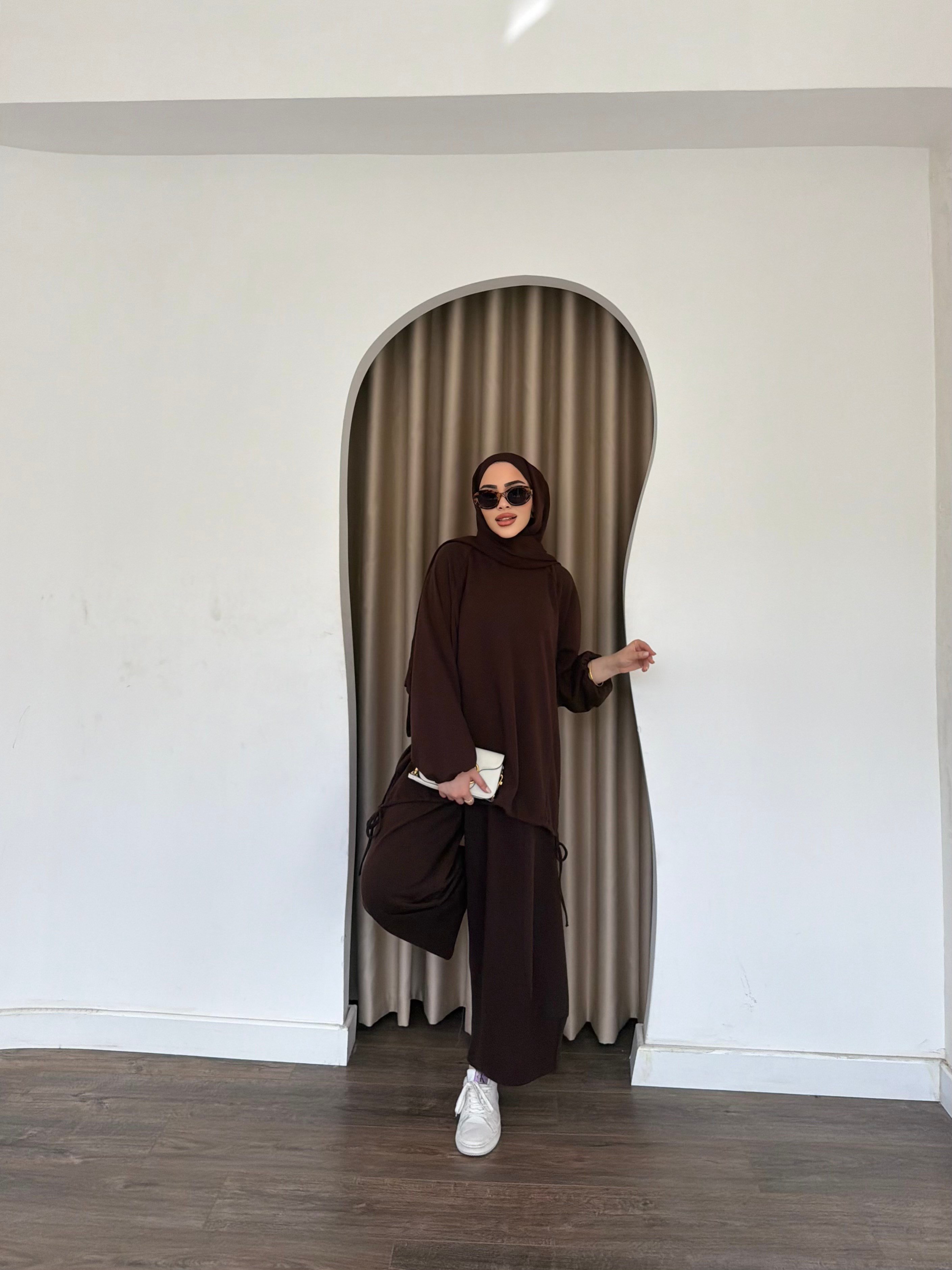 Yasmin Eşofman Takım - Kahve