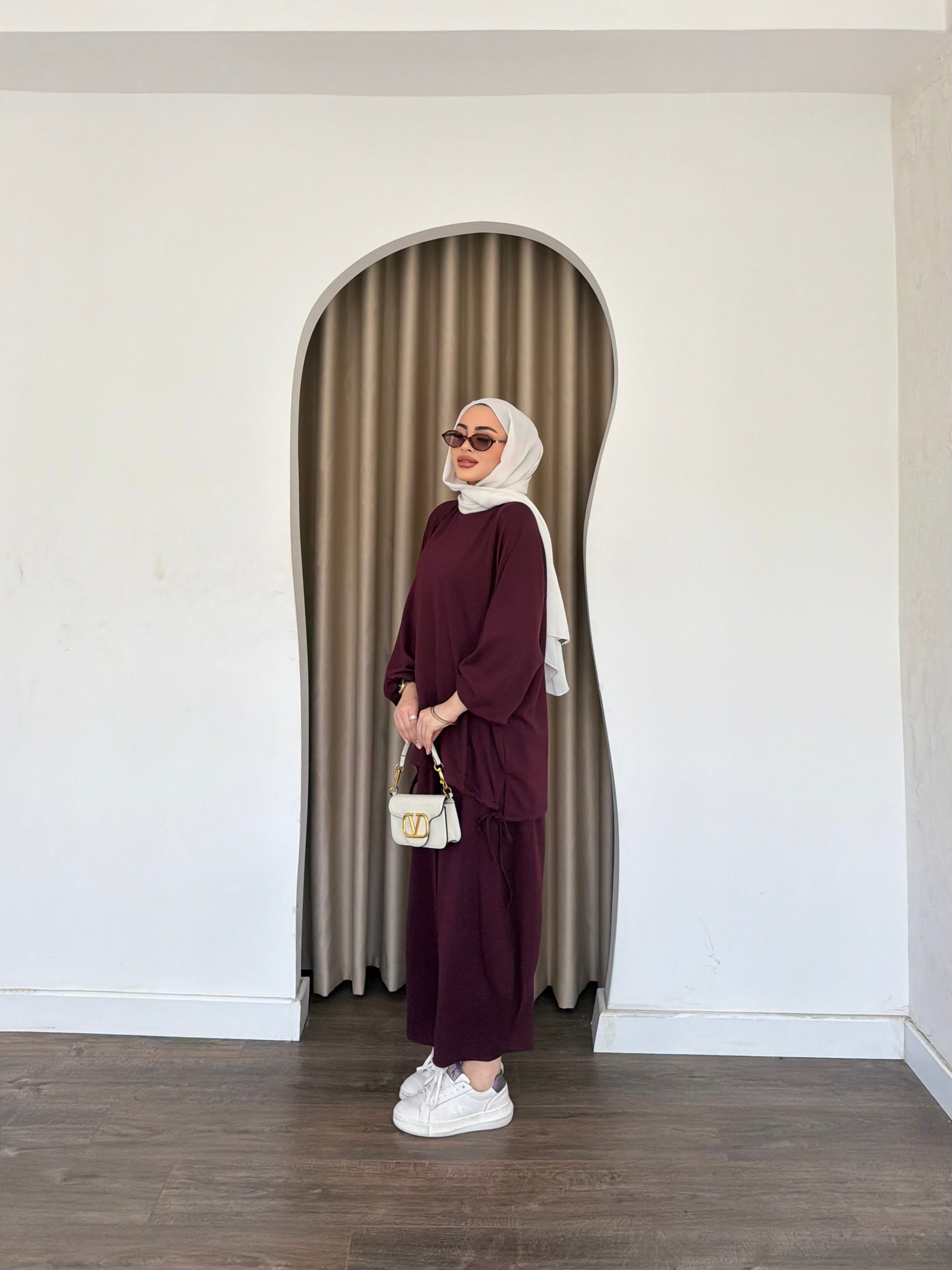 Yasmin Eşofman Takım - Mürdüm