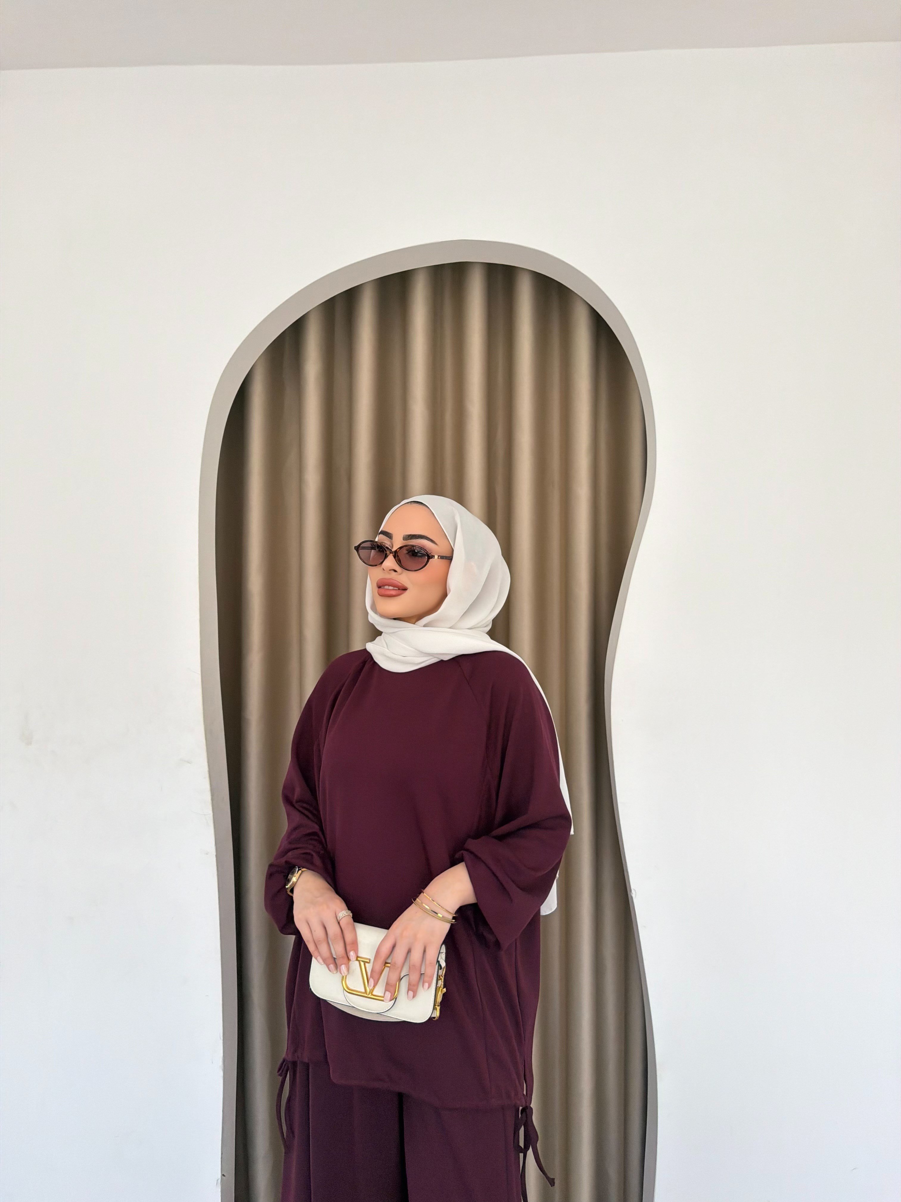 Yasmin Eşofman Takım - Mürdüm