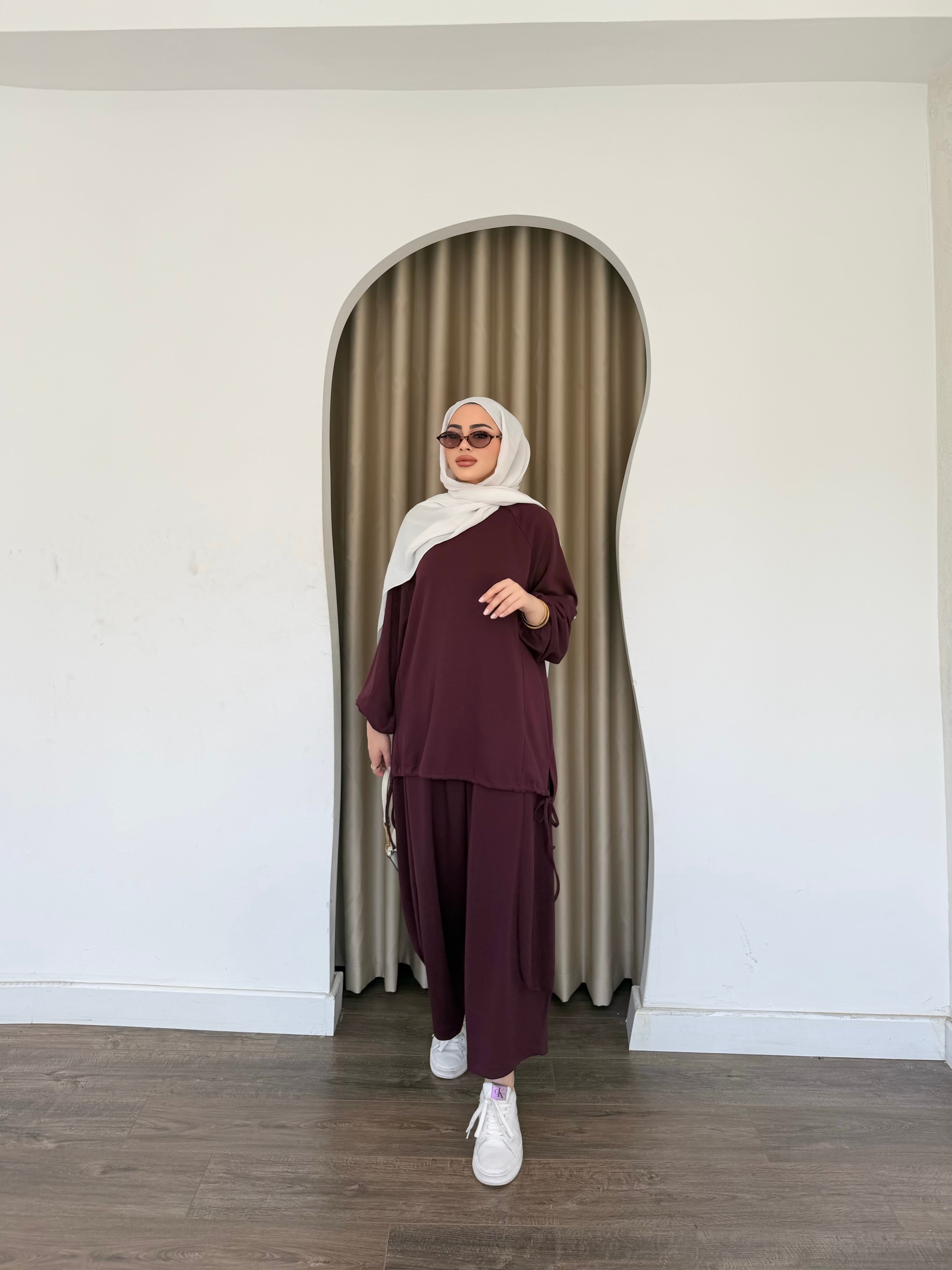 Yasmin Eşofman Takım - Mürdüm