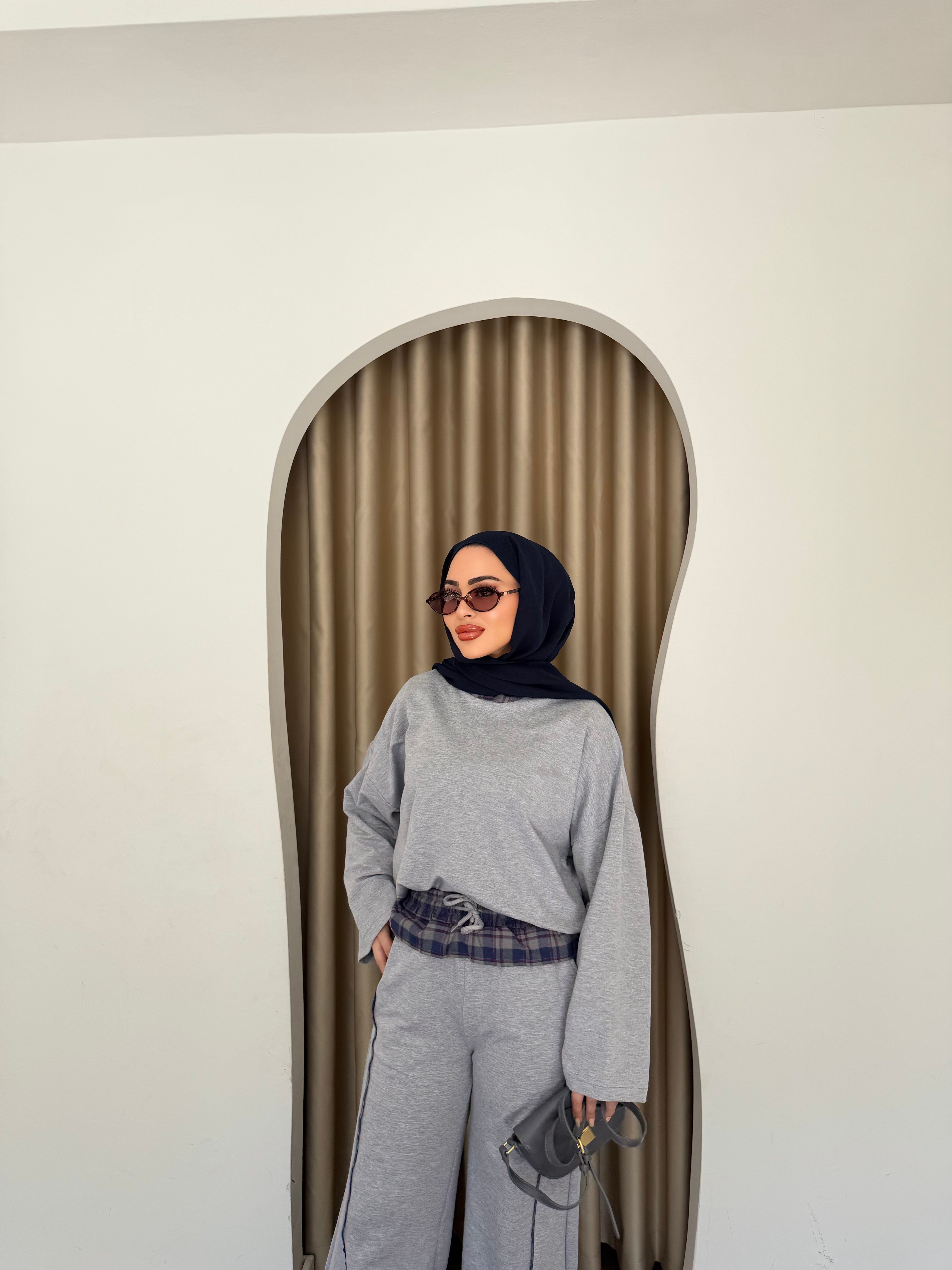 Yelda Takım - Gri 