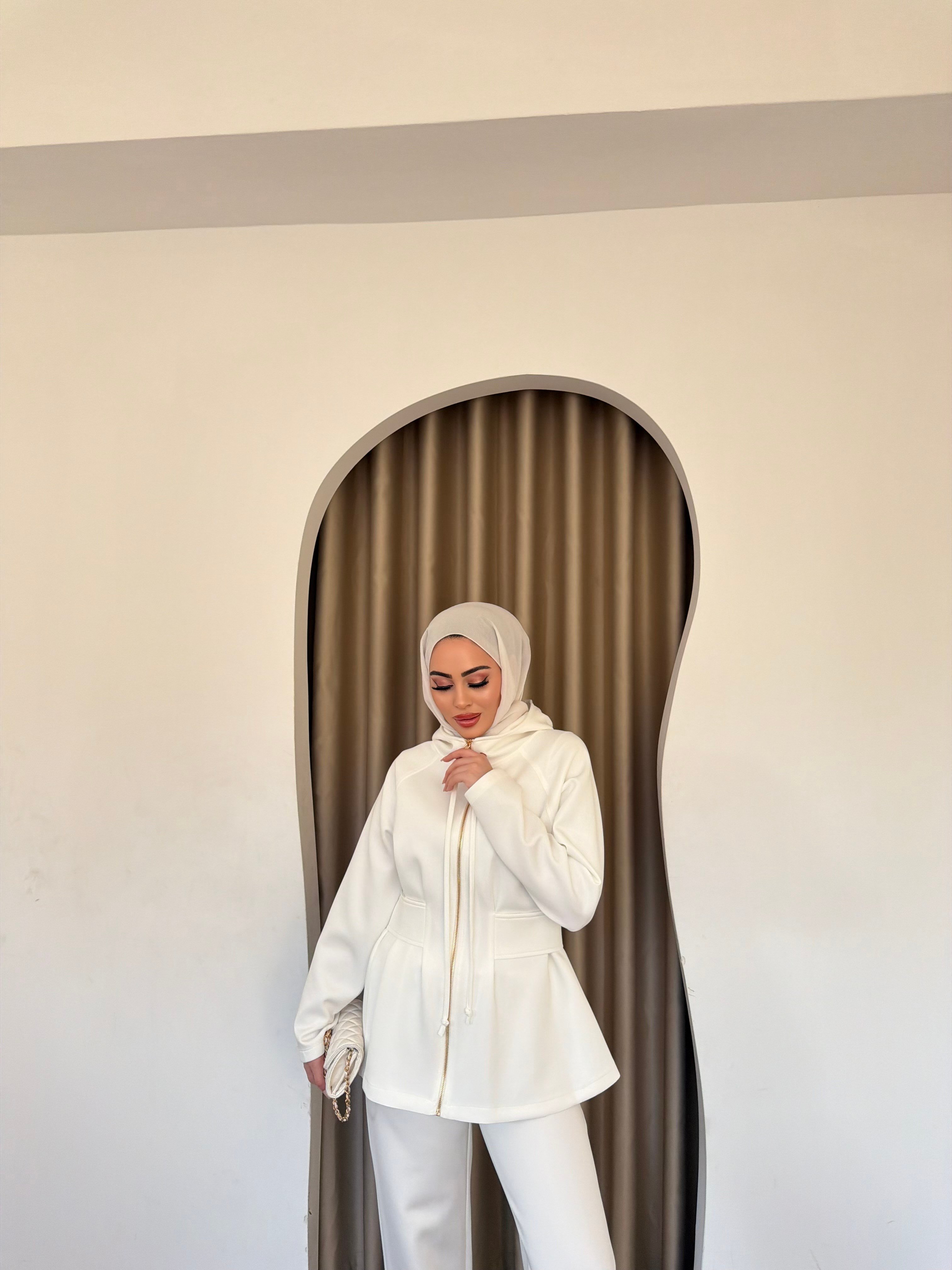 Zeyca Scuba Takım - Beyaz
