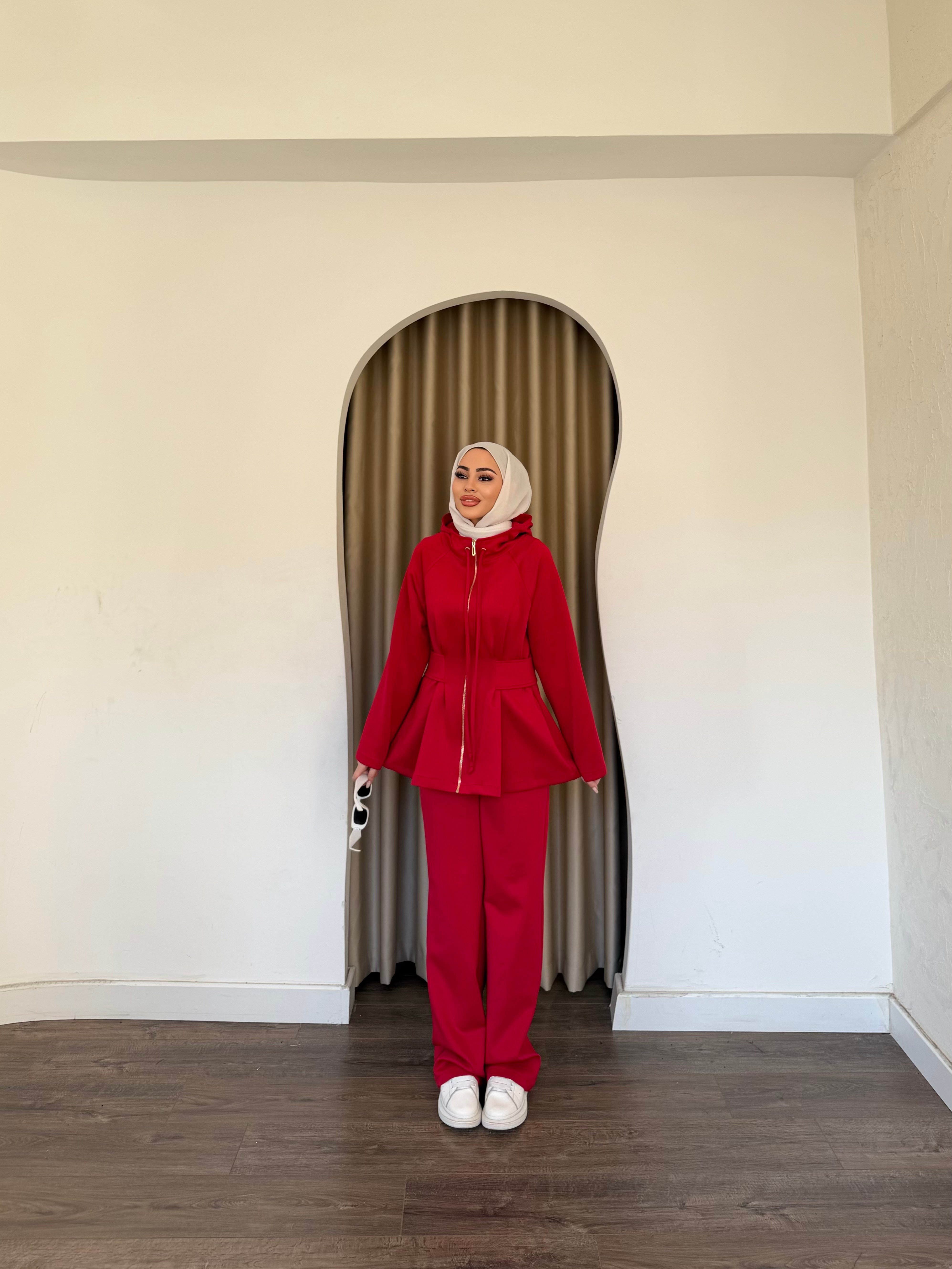 Zeyca Scuba Takım - Kırmızı