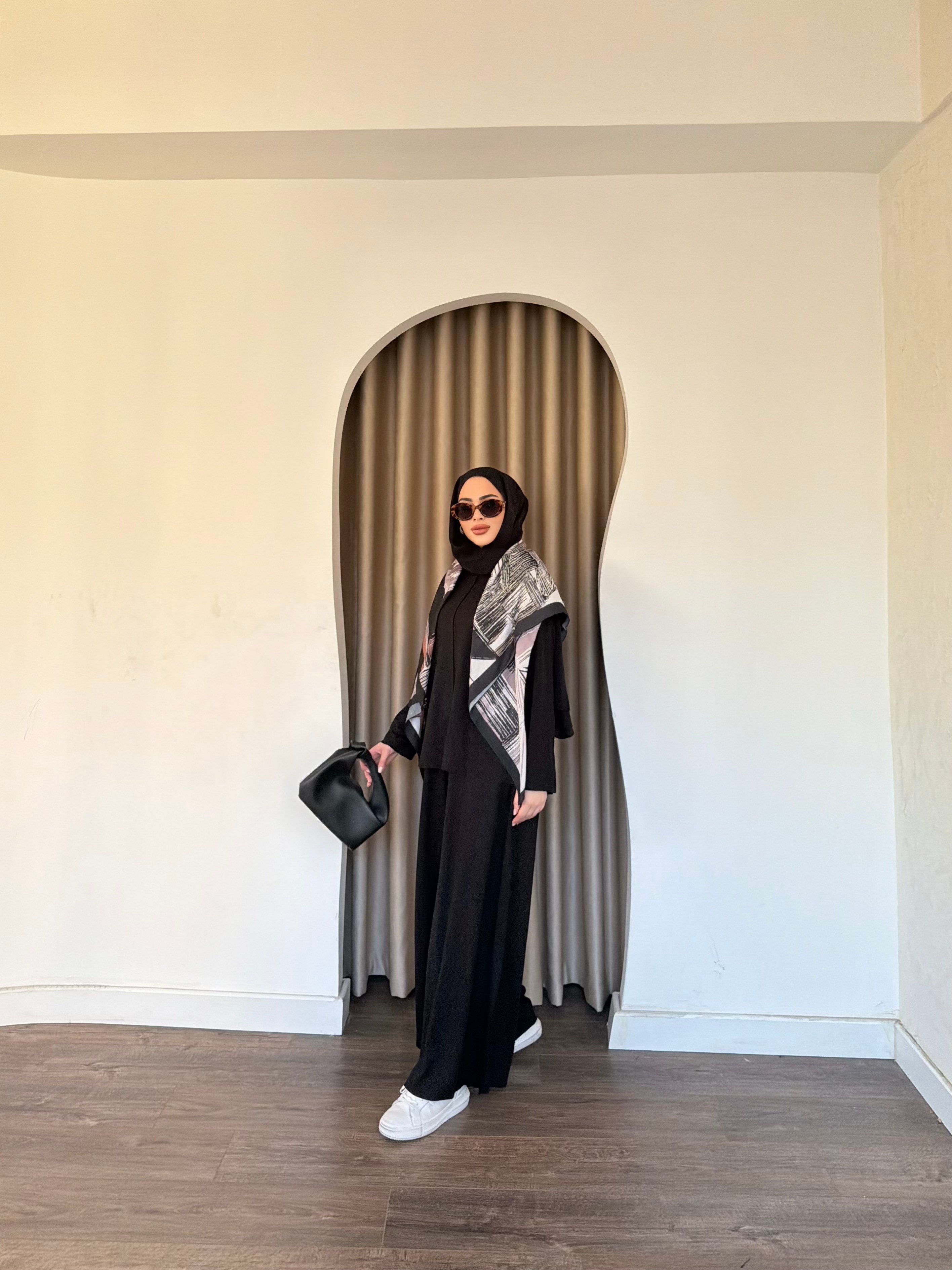 Zühre Oysh Takım - Siyah