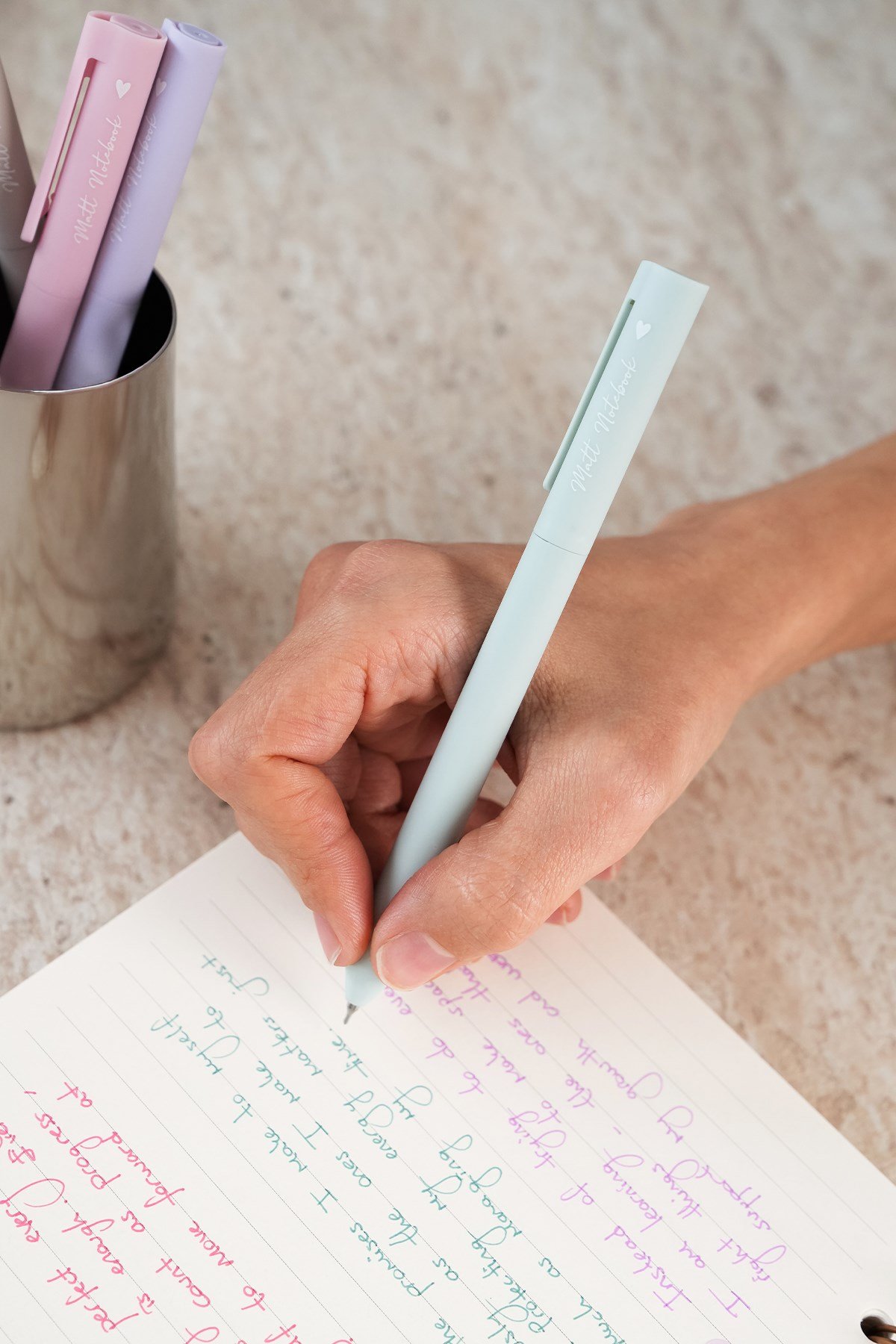 Matt Notebook 0.5 mm 6'lı Jel Kalem Seti