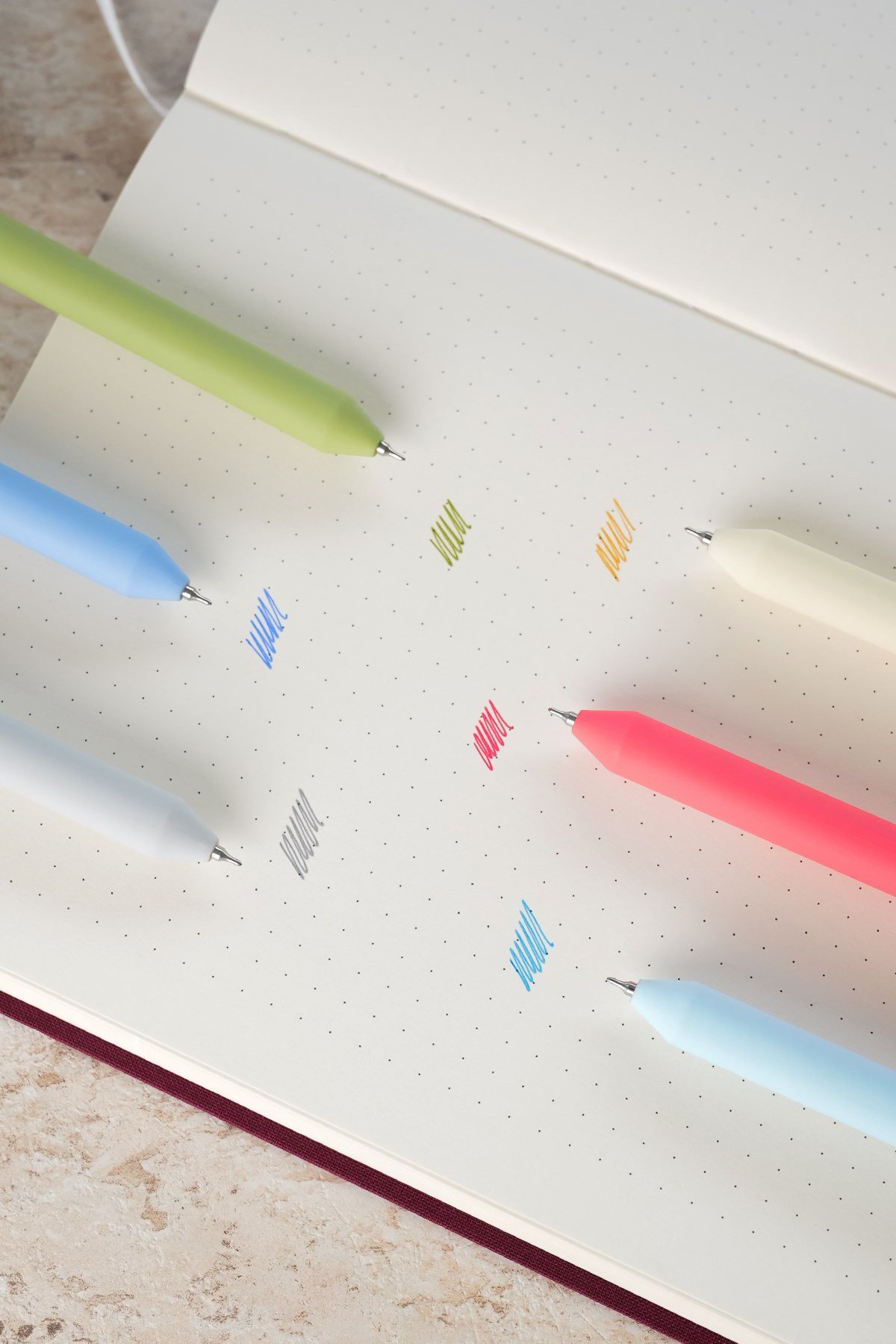 Matt Notebook 0.5 mm 6'lı Jel Kalem Seti