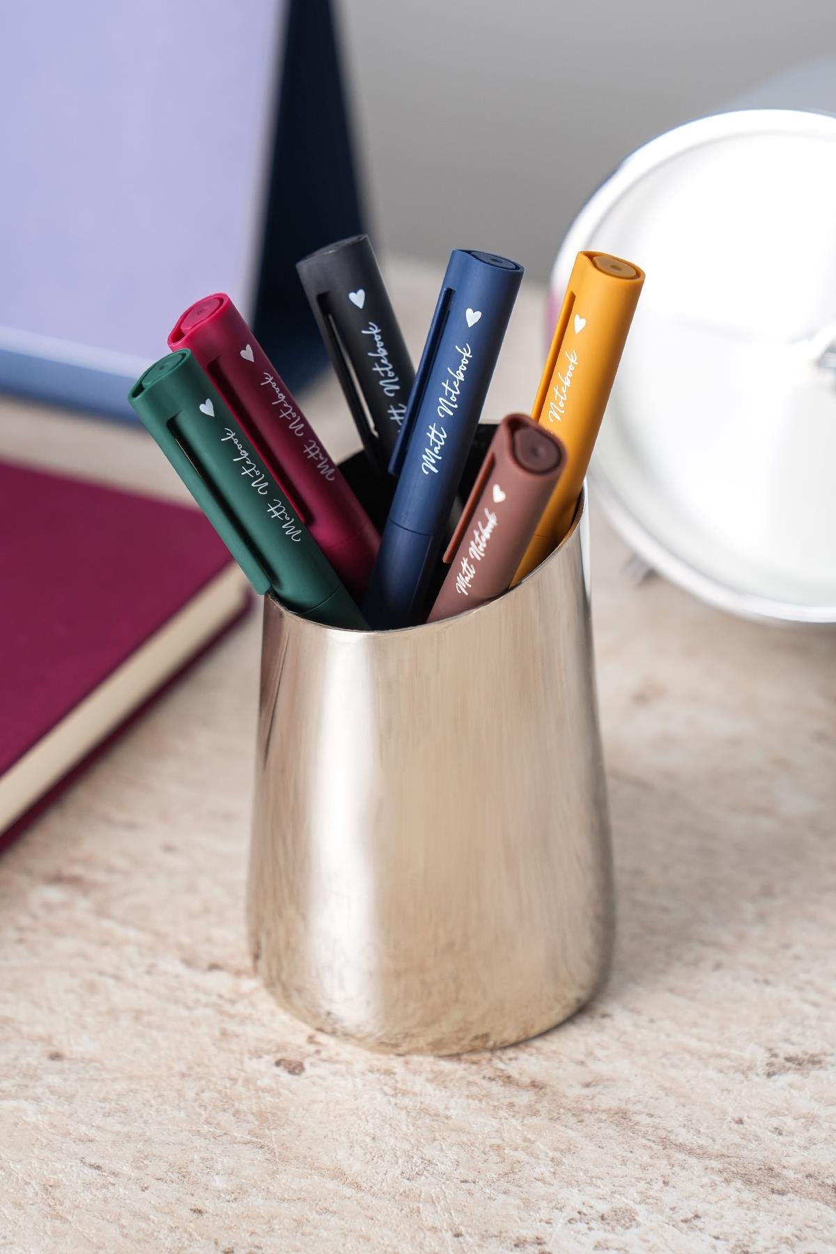 Matt Notebook 0.5 mm 6'lı Jel Kalem Seti