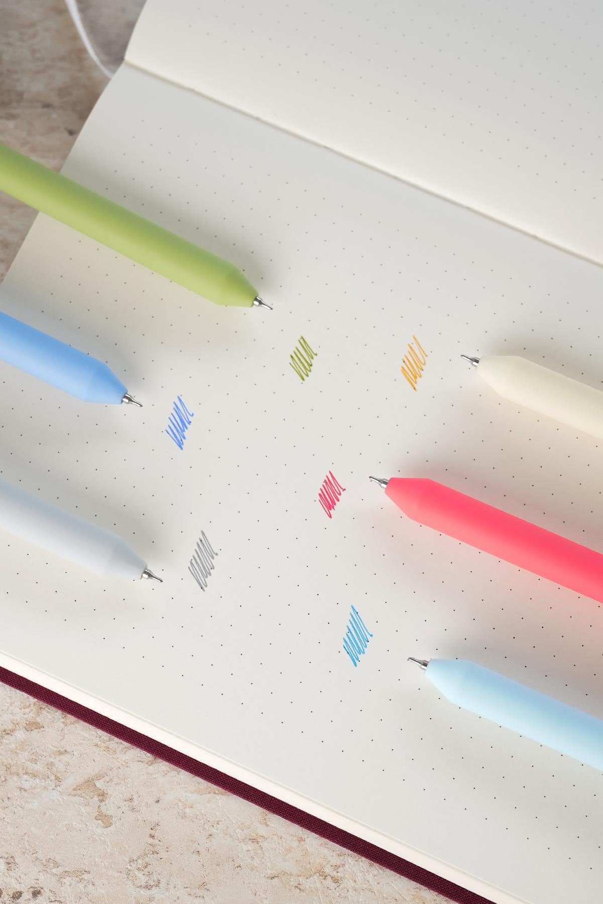 Matt Notebook 0.5 mm 6'lı Jel Kalem Seti