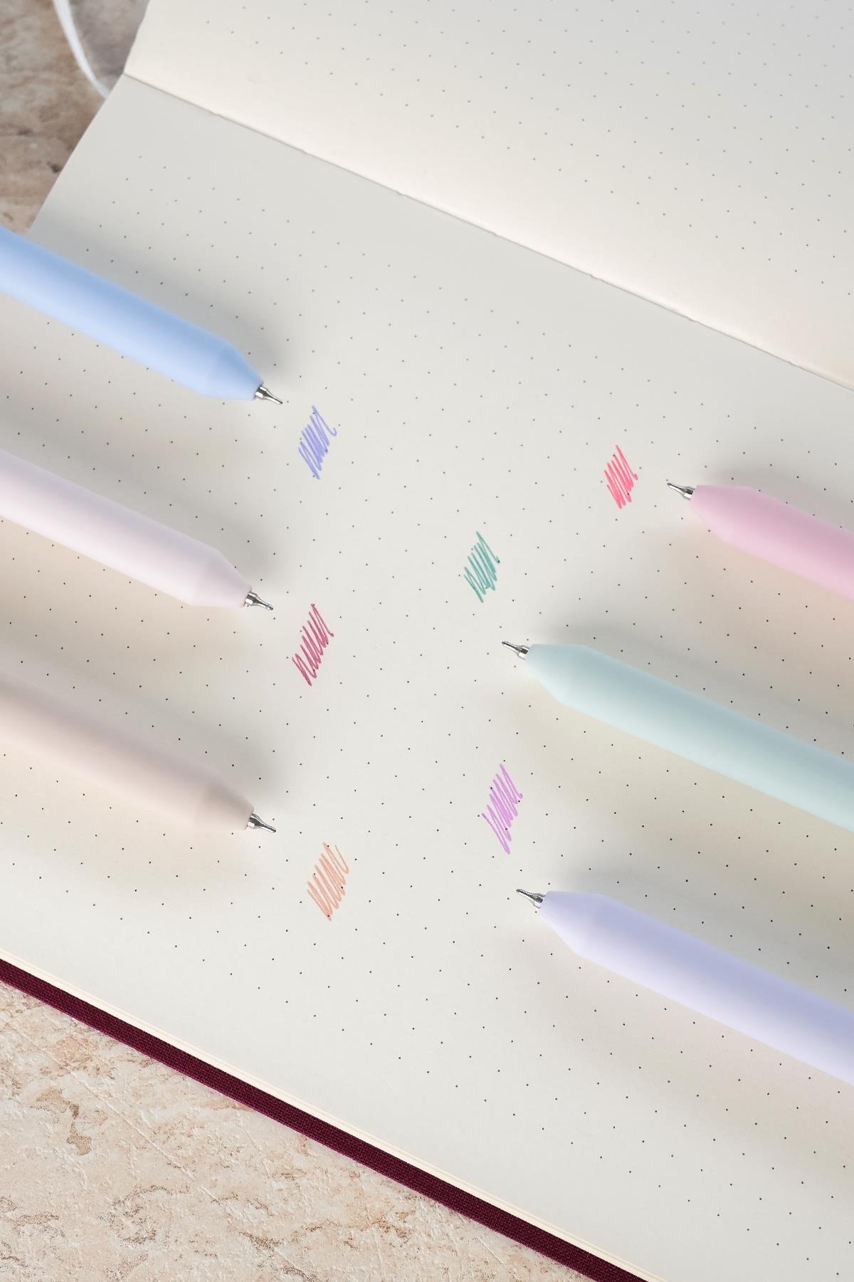Matt Notebook 0.5 mm 6'lı Jel Kalem Seti