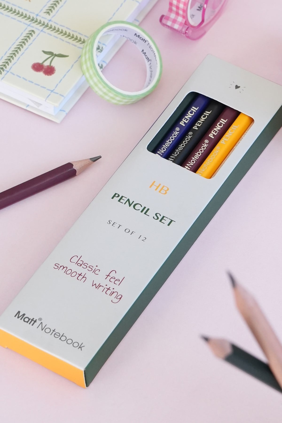 Matt Notebook 12'li Kurşun Kalem Seti HB