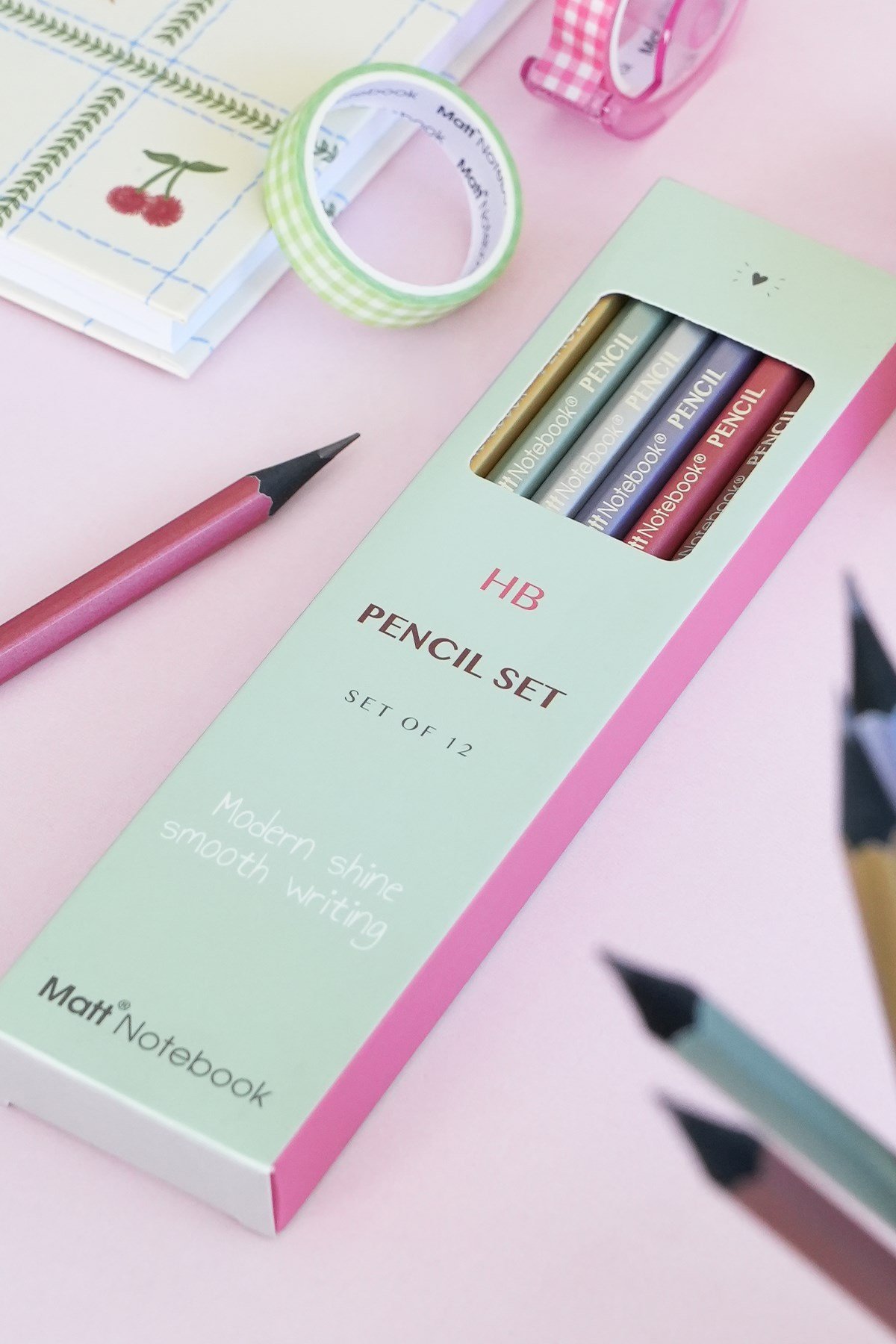 Matt Notebook 12'li Kurşun Kalem Seti HB