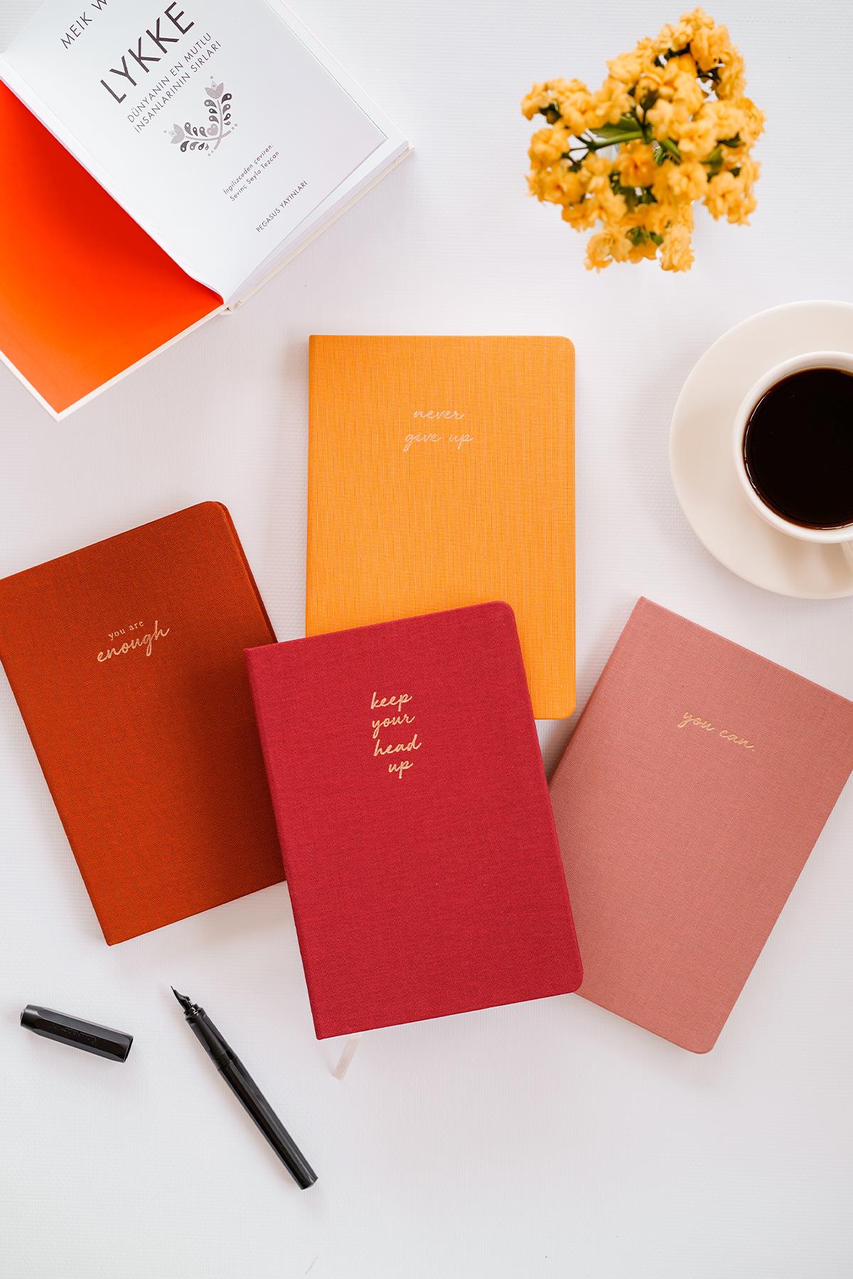 Matt Notebook 14x20 Sert Kapak Defter Noktalı  Kardinal