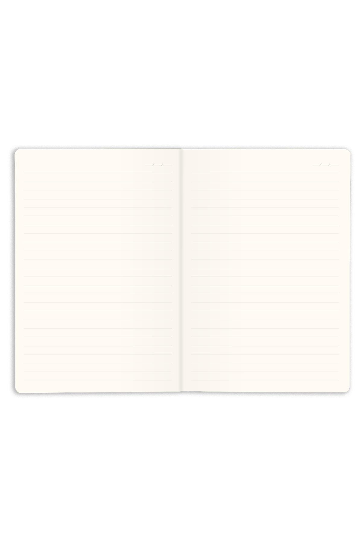 Matt Notebook 14x20 Sert Kapak Defter Çizgili Kardinal