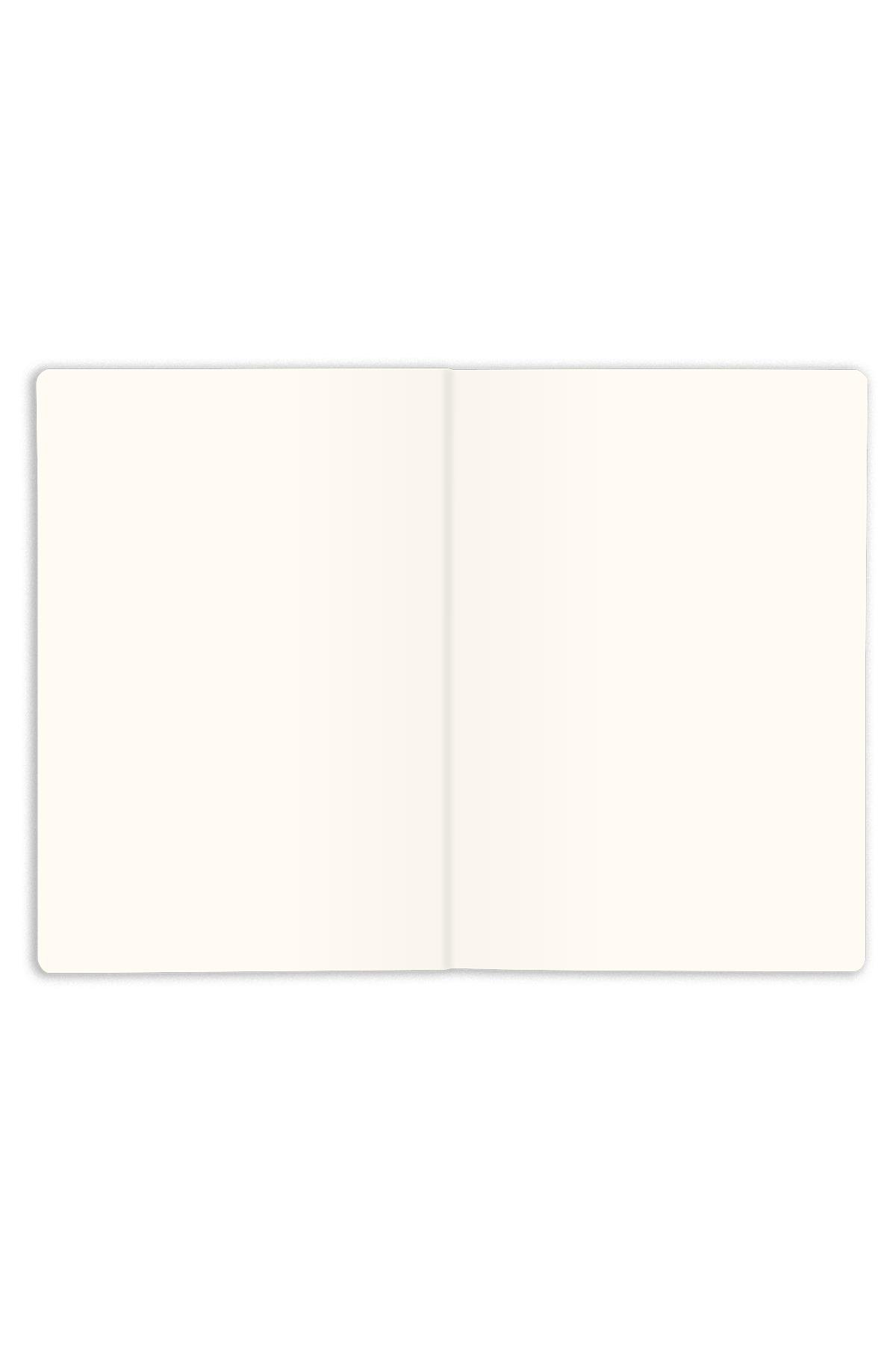 Matt Notebook 14x20 Sert Kapak Defter Düz,Çizgisiz Pembe