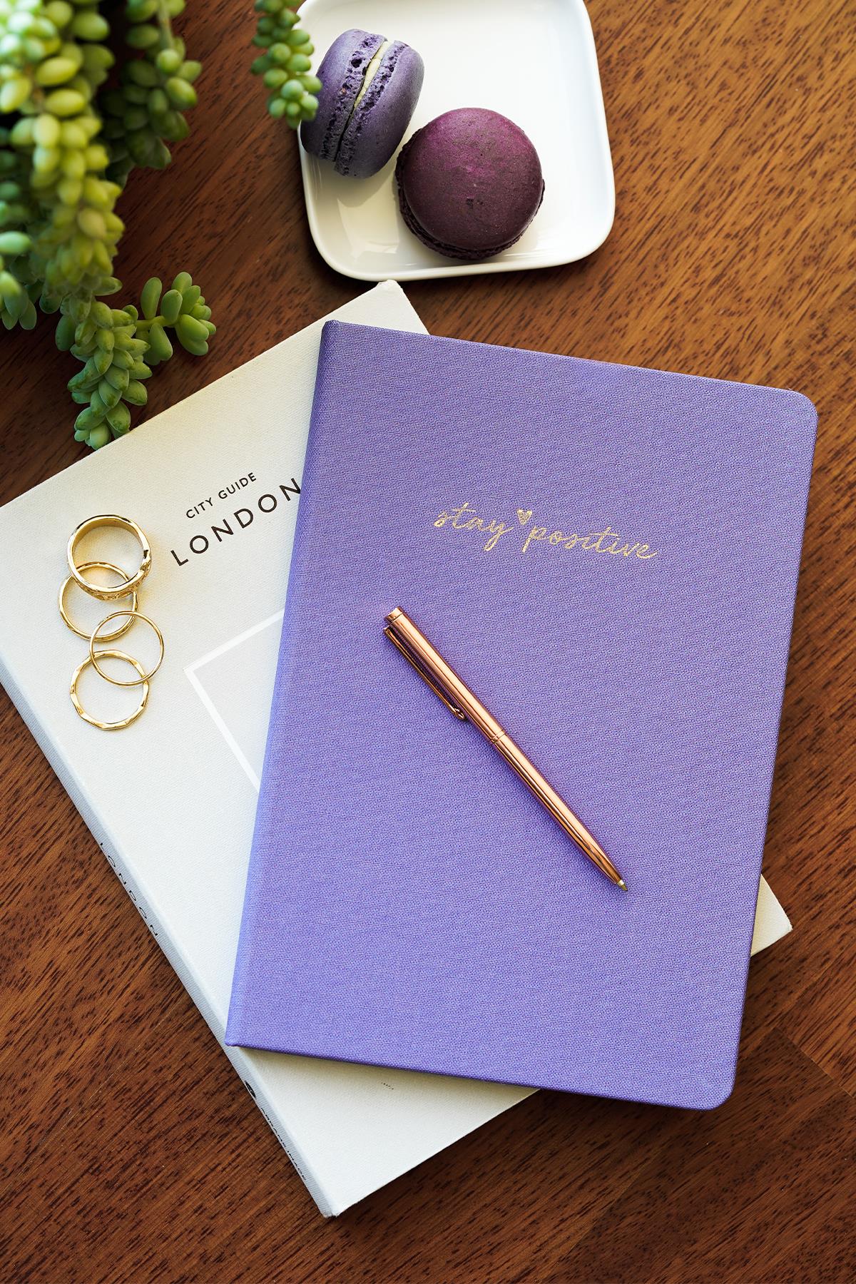 Matt Notebook 14x20 Sert Kapak Defter Düz,Çizgisiz Lila