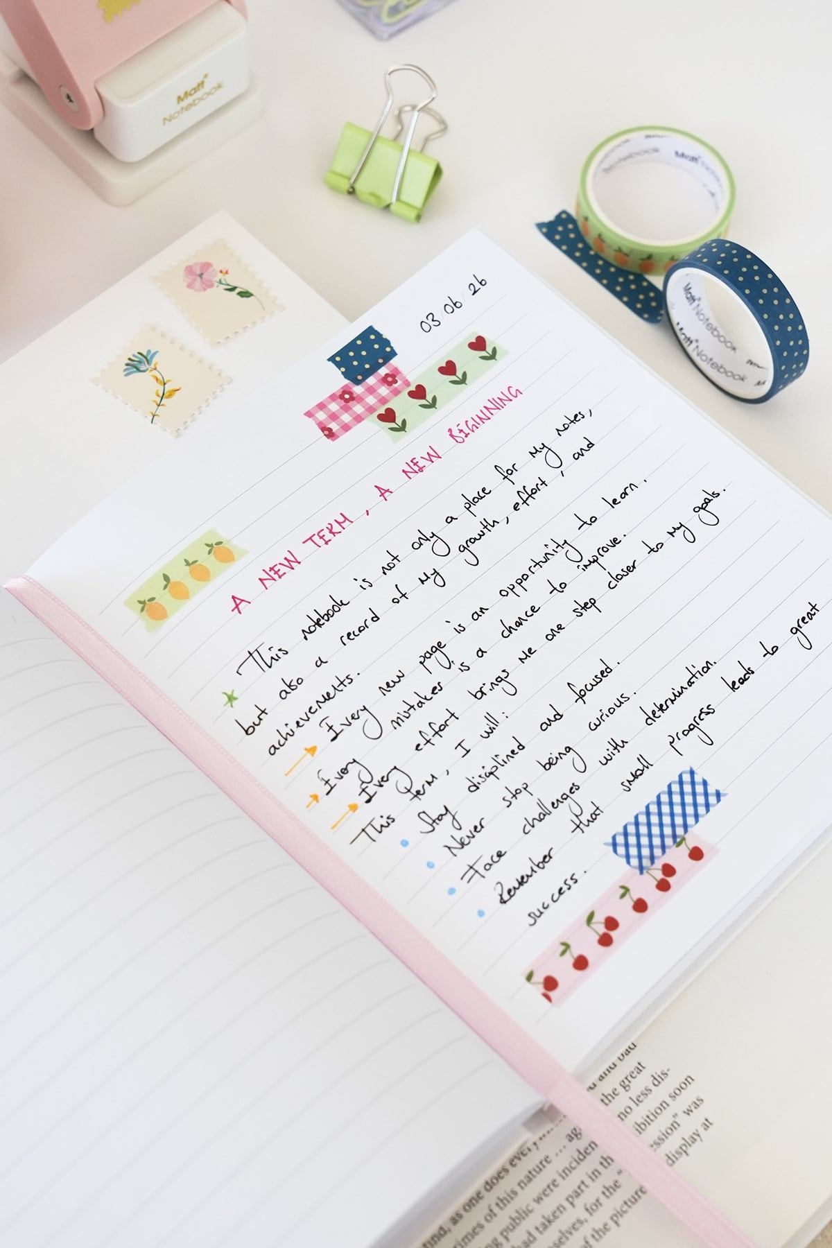 Matt Notebook 15x15 cm Kare Tarihsiz Not Defteri Çizgili Manzara