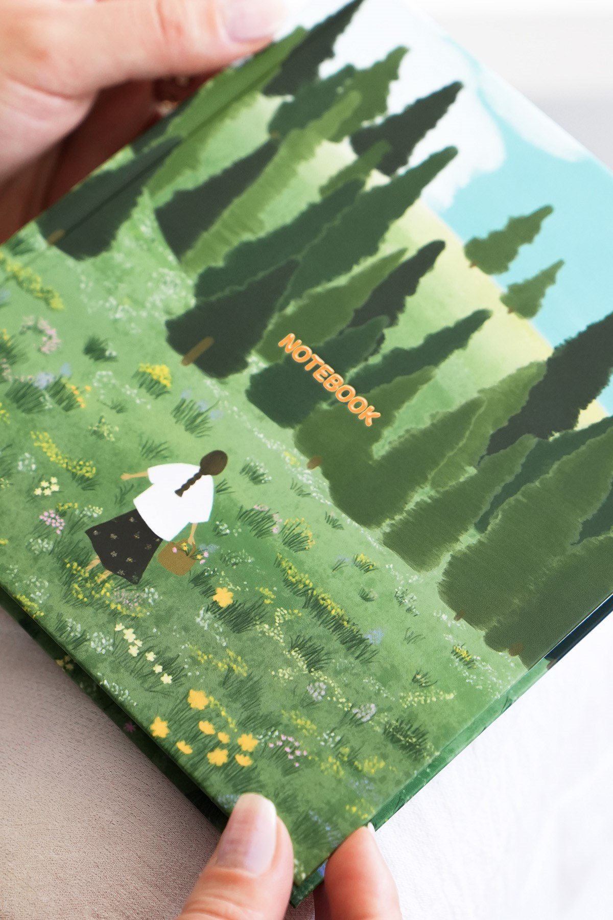 Matt Notebook 15x15 cm Kare Tarihsiz Not Defteri Çizgili Manzara