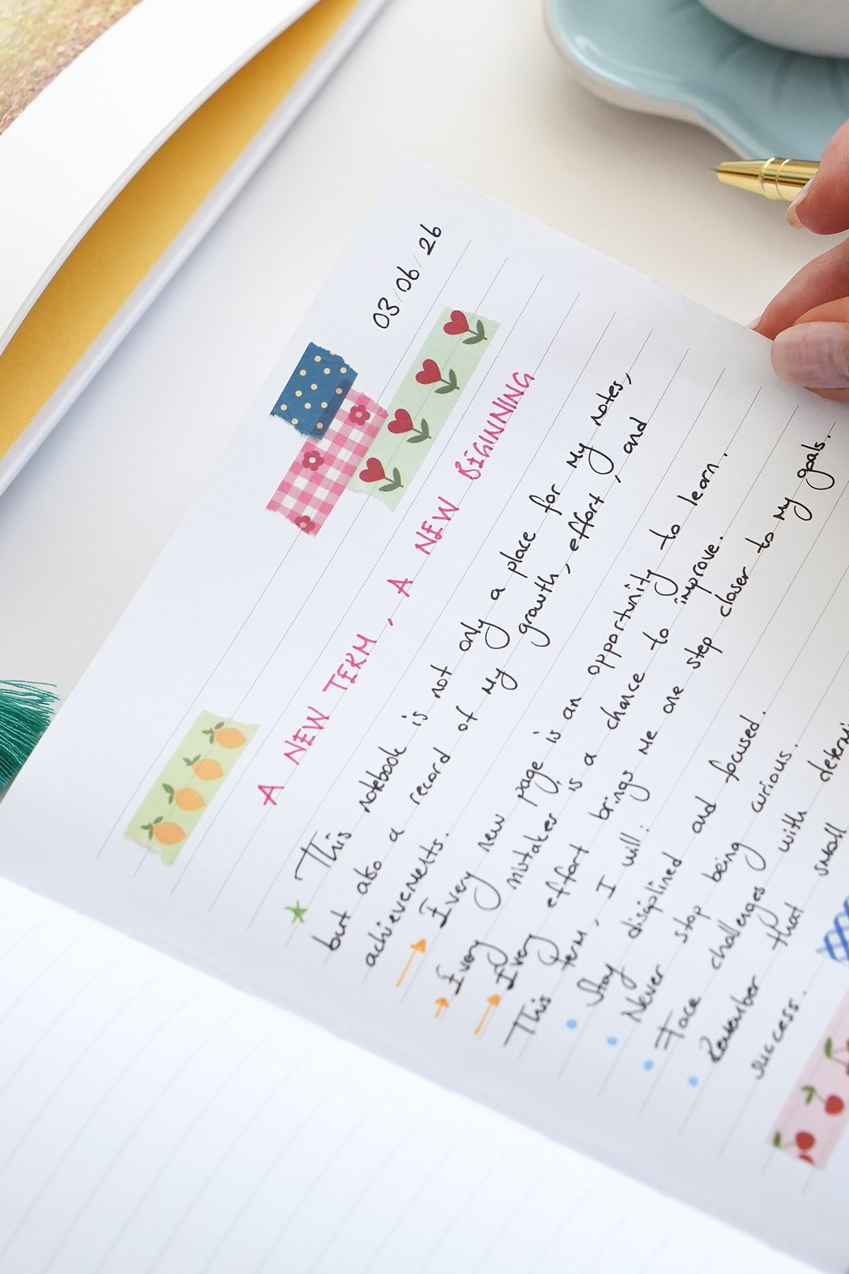 Matt Notebook 15x15 cm Kare Tarihsiz Not Defteri Çizgili Manzara