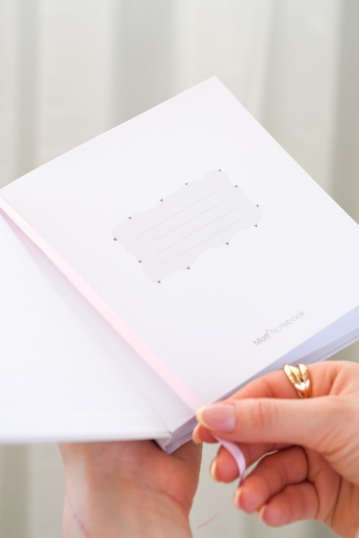 Matt Notebook 15x15 cm Kare Tarihsiz Not Defteri Çizgili