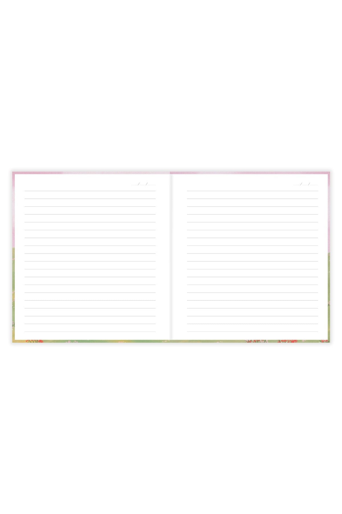 Matt Notebook 15x15 cm Kare Tarihsiz Not Defteri Çizgili Manzara