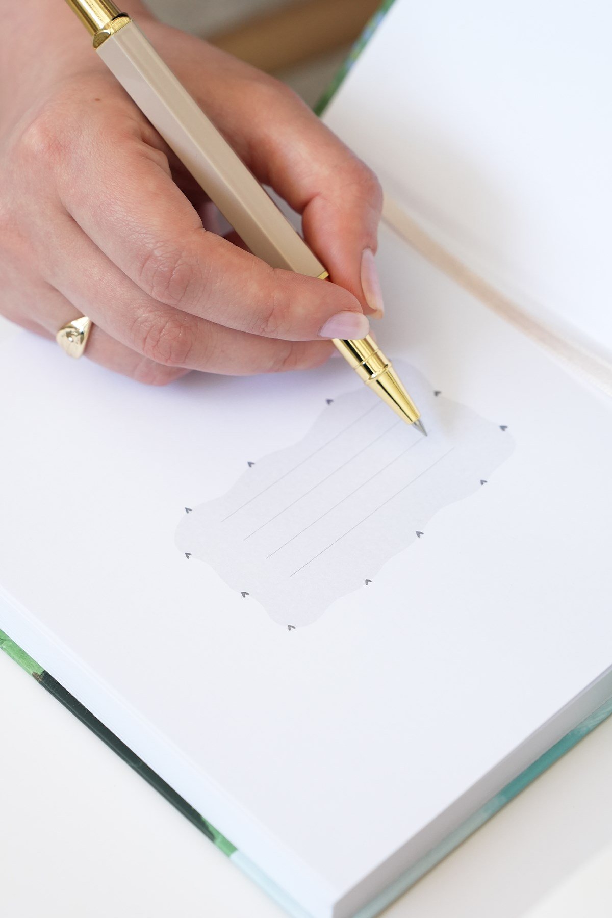 Matt Notebook 15x15 cm Kare Tarihsiz Not Defteri Çizgili Manzara
