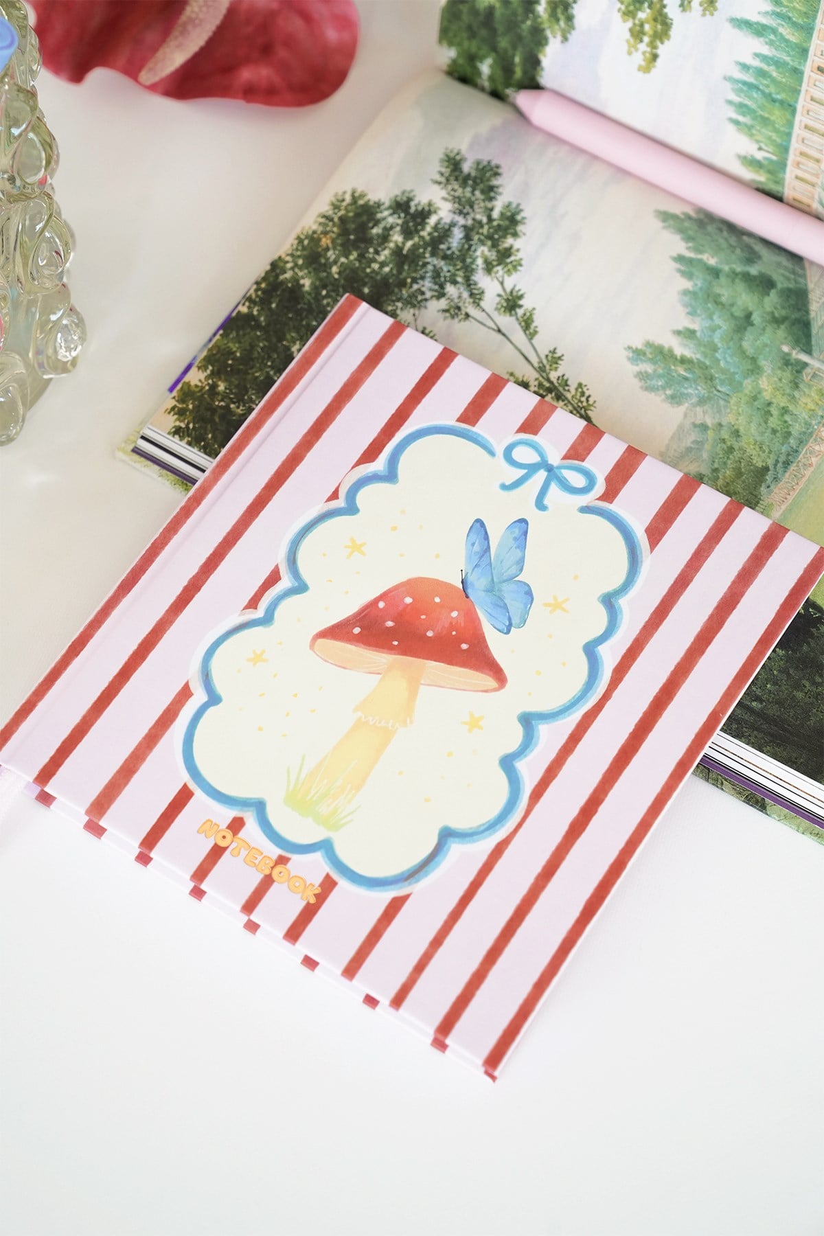 Matt Notebook 15x15 cm Kare Tarihsiz Not Defteri Çizgili Mantar