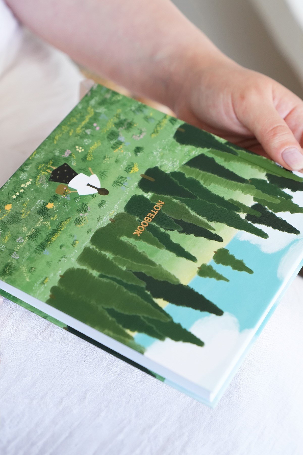 Matt Notebook 15x15 cm Kare Tarihsiz Not Defteri Çizgili Manzara