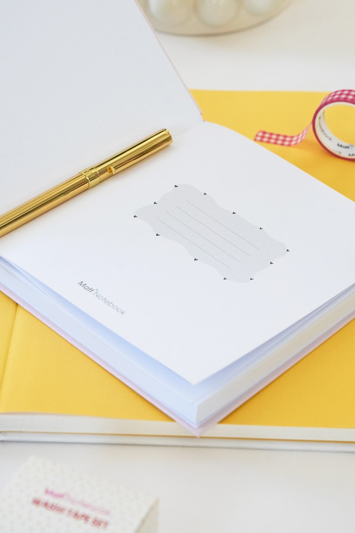 Matt Notebook 15x15 Kare Süresiz Planlayıcı Ajanda