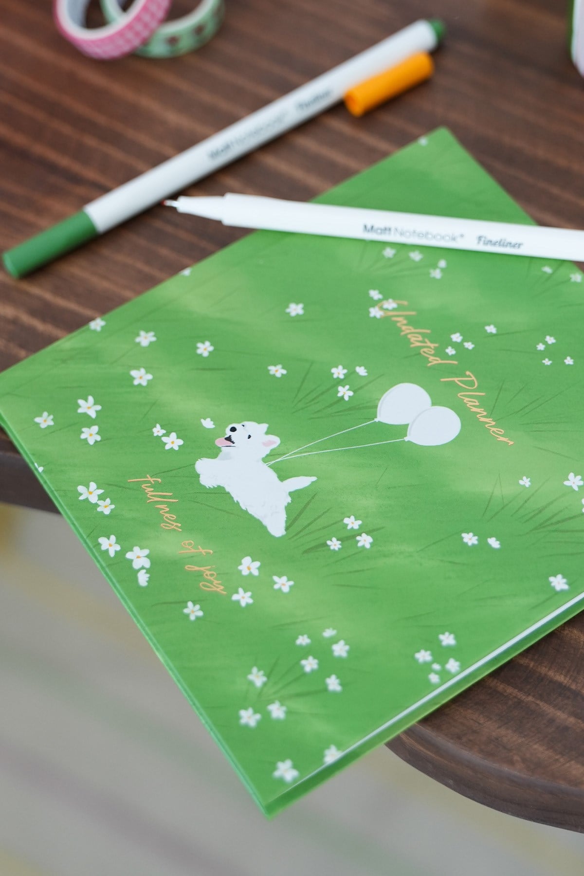 Matt Notebook 15x15 Kare Süresiz Planlayıcı Ajanda Manzara