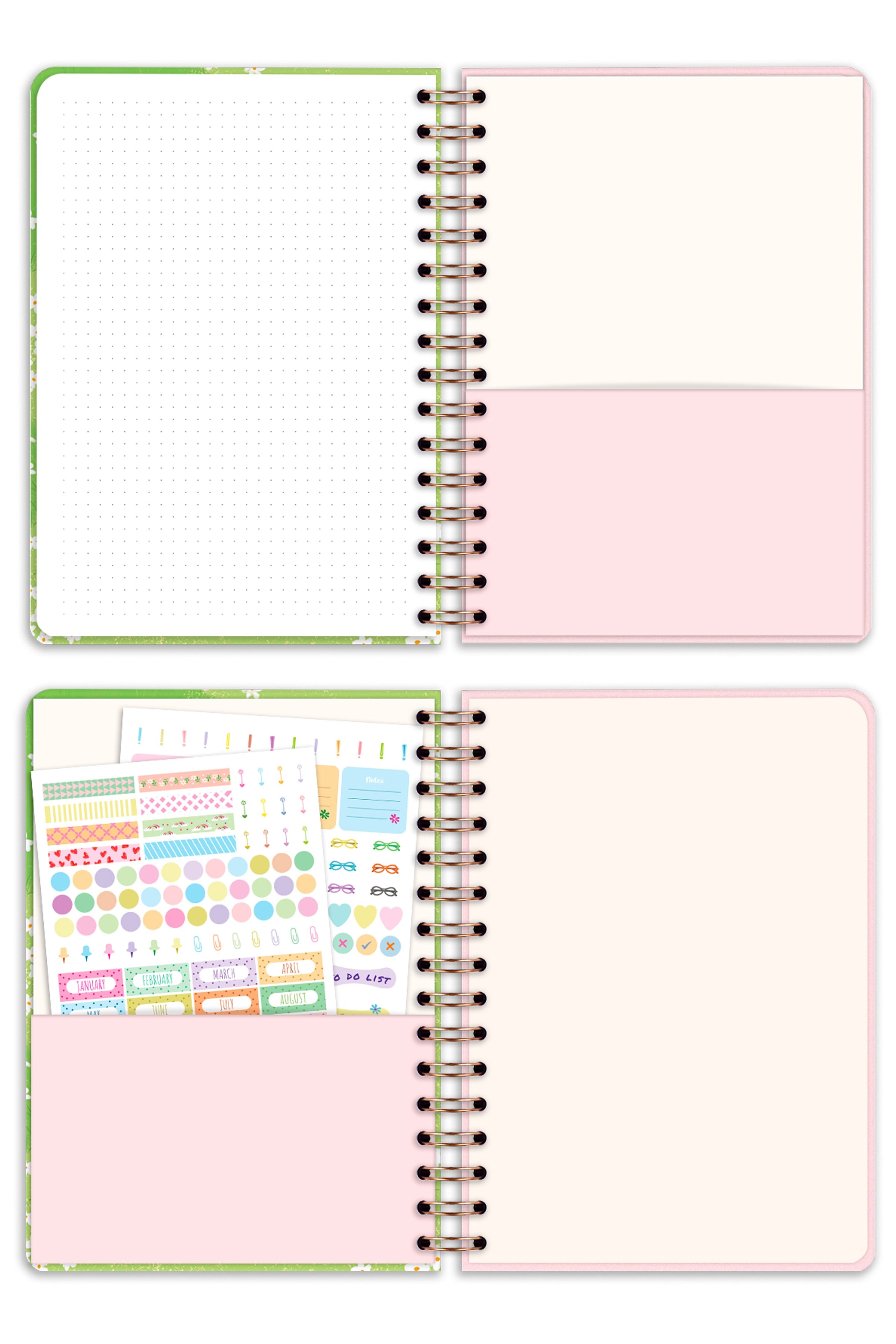 Matt Notebook 2026-2027 A5 Akademik Ajanda Spiralli 15x21 cm - 17 Aylık