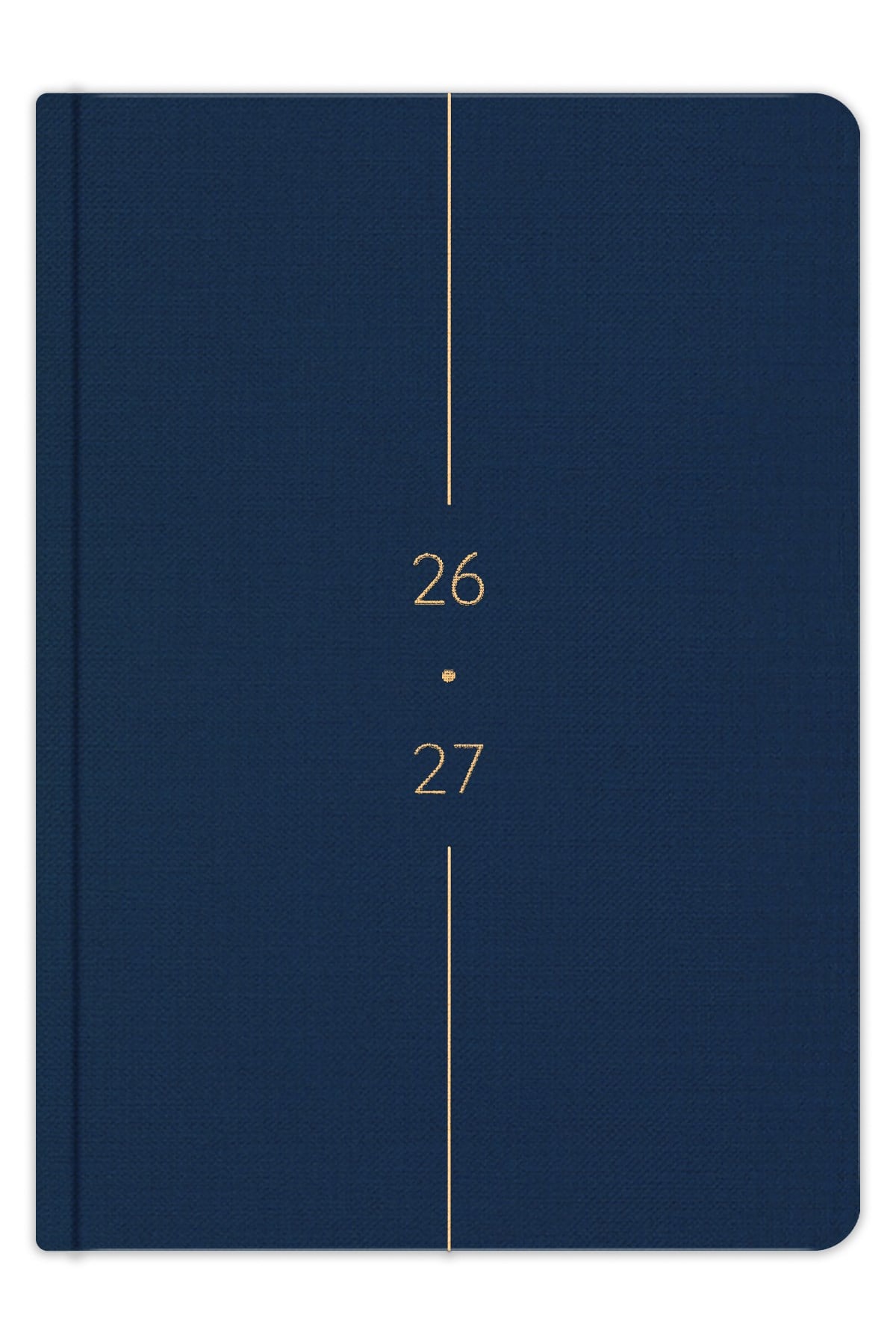 Matt Notebook 2026-2027 A5 Keten Akademik Ajanda 15x21 cm - 17 Aylık Lacivert