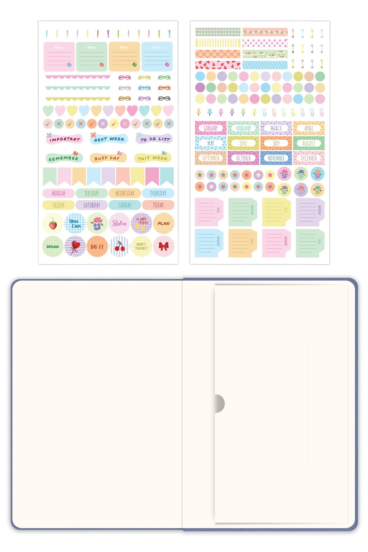 Matt Notebook 2026-2027 A5 Keten Akademik Ajanda 15x21 cm - 17 Aylık Lila