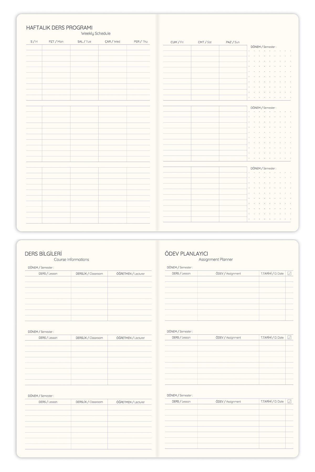 Matt Notebook 2026-2027 A5 Keten Akademik Ajanda 15x21 cm - 17 Aylık Mavi