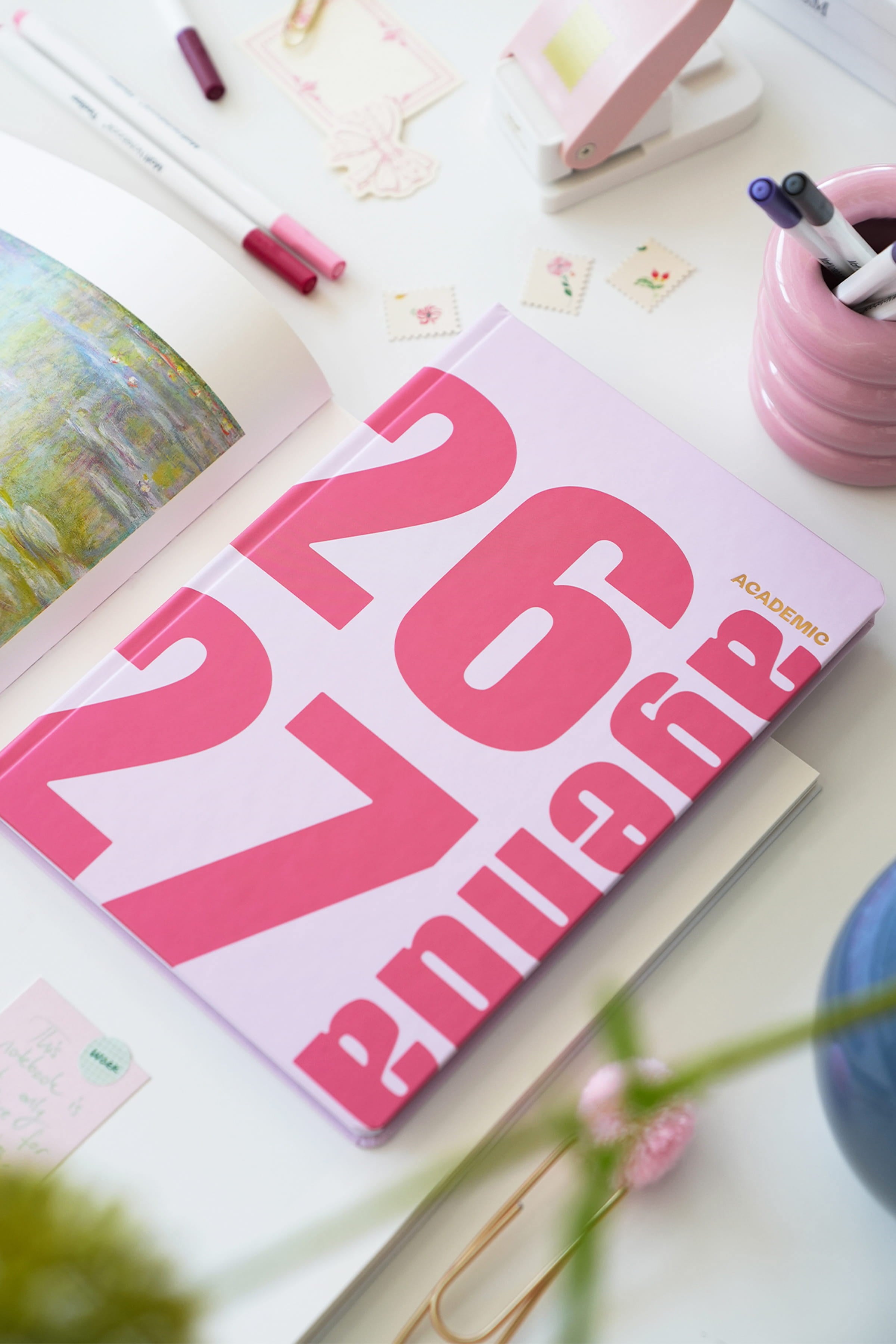 Matt Notebook 2026-2027 B5 Akademik Ajanda 17x24 cm - 17 Aylık Lila