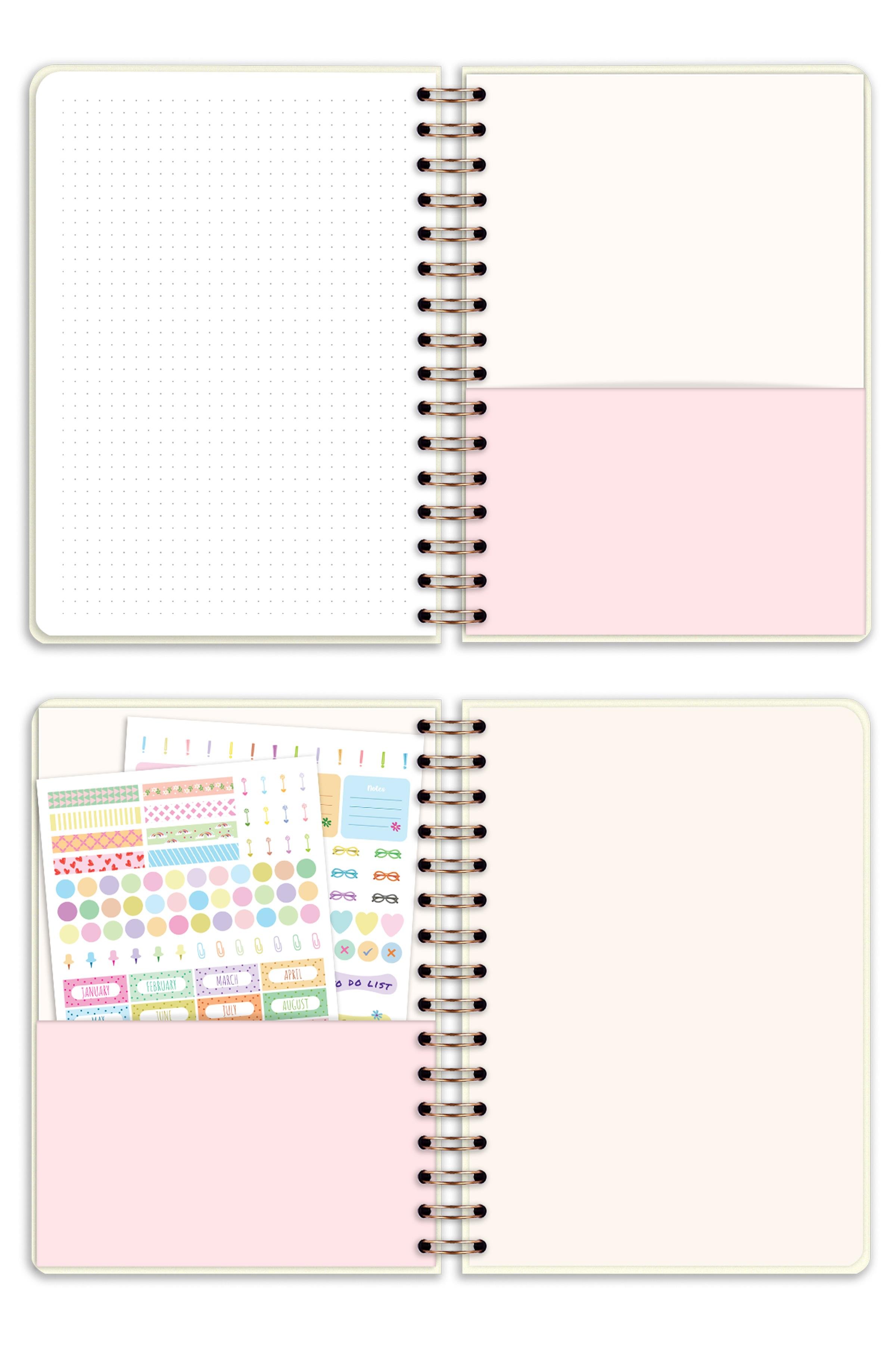 Matt Notebook 2026 Yılı A5 Ajanda Spiralli 15x21 cm - 12 Aylık
