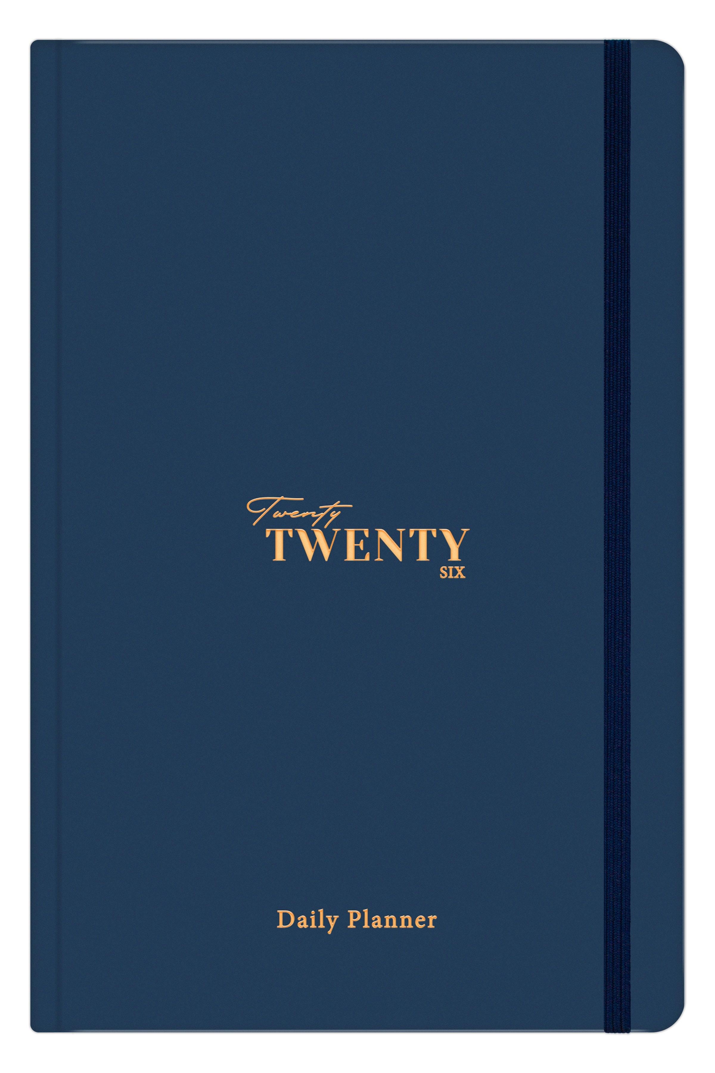 Matt Notebook 2026 Yılı Günlük Ajanda 16x24 cm - 12 Aylık Lacivert