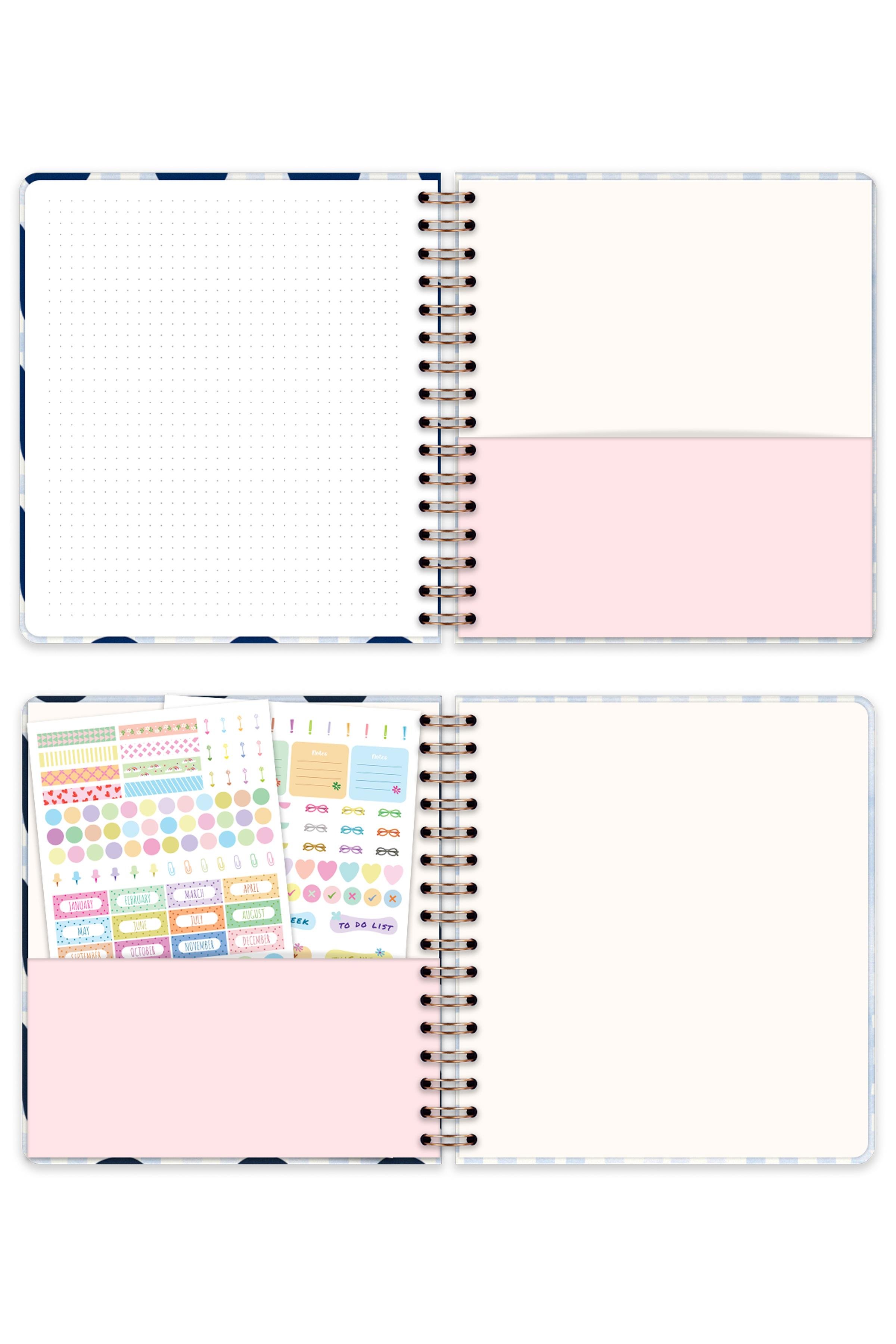 Matt Notebook 2026 Yılı Haftalık Kare Ajanda - 12 Aylık