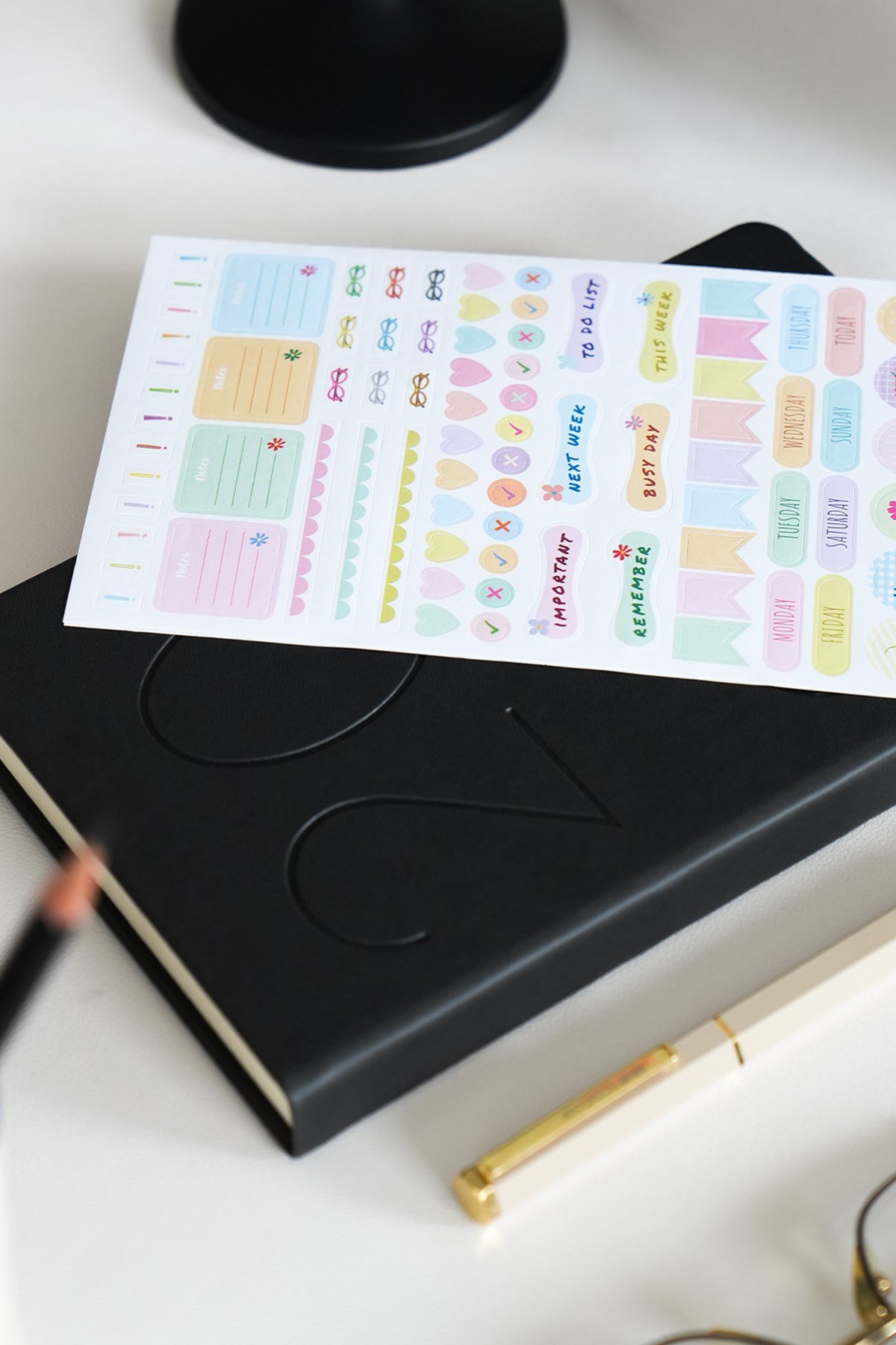 Matt Notebook 2027 Yılı 13x21 cm Günlük Ajanda Siyah