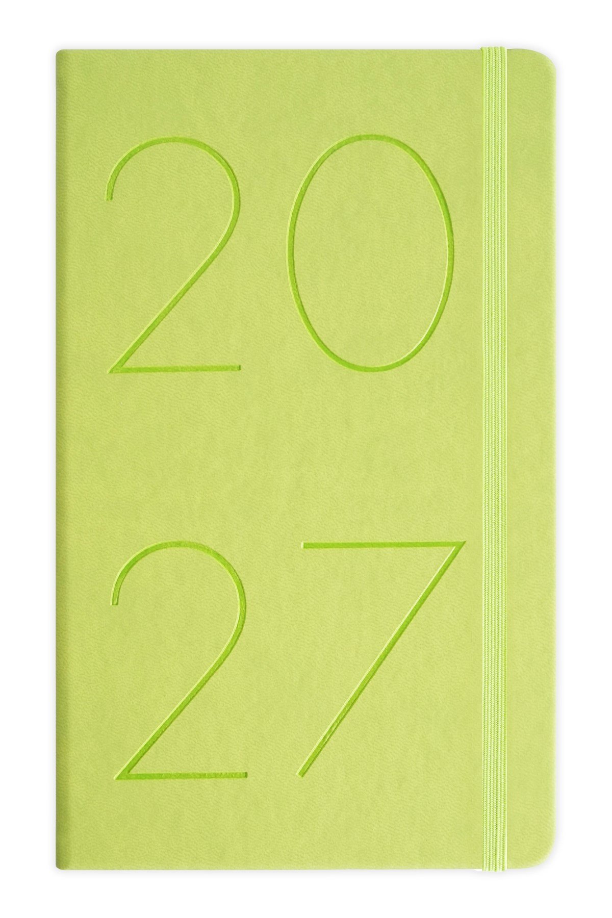 Matt Notebook 2027 Yılı 13x21 cm Günlük Ajanda Yeşil