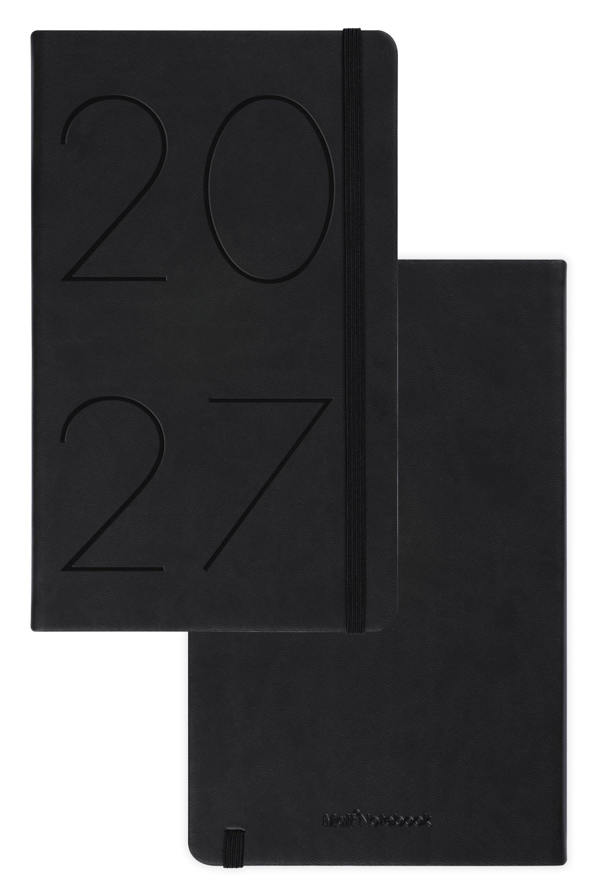 Matt Notebook 2027 Yılı 13x21 cm Günlük Ajanda Siyah