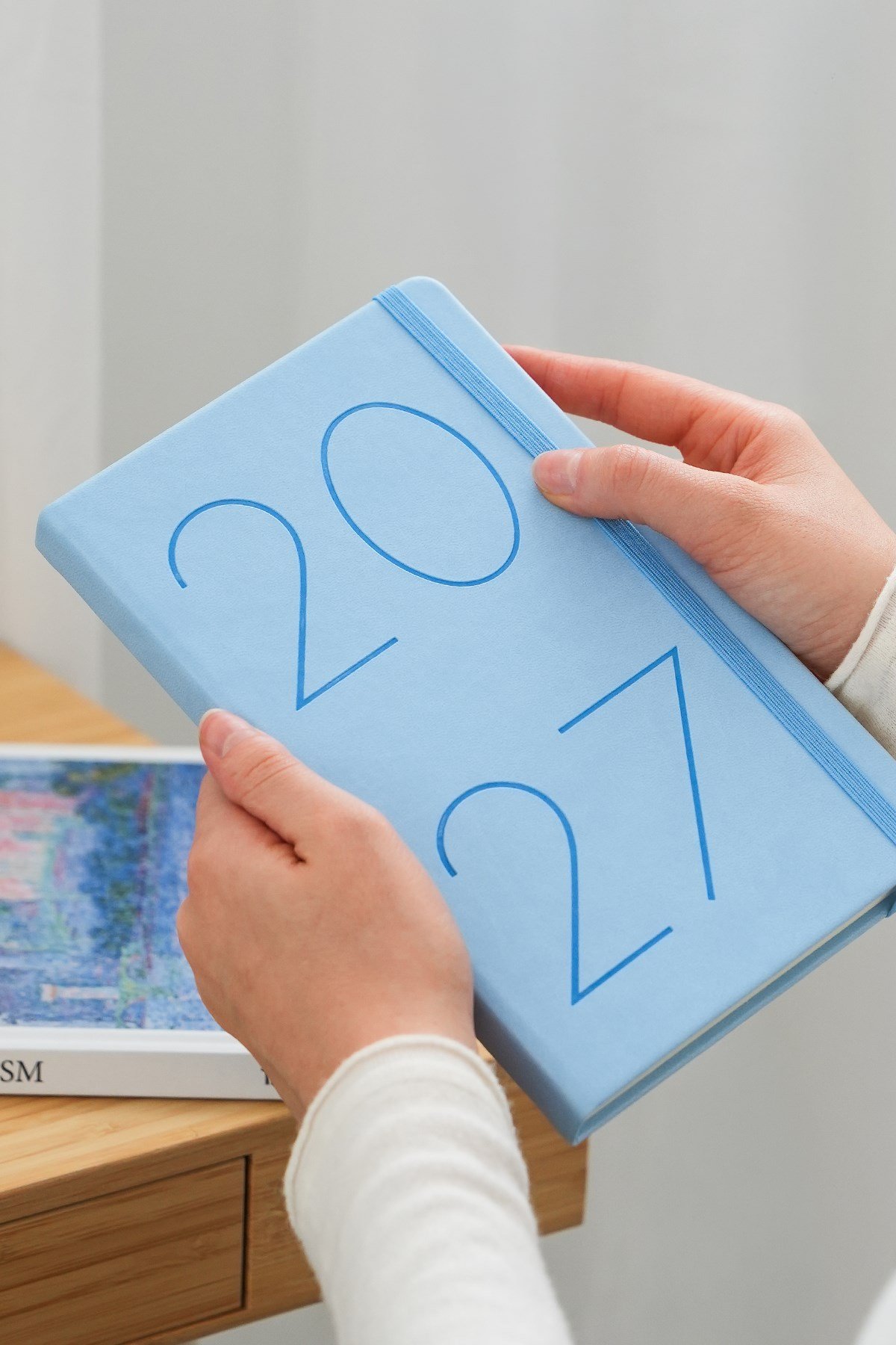 Matt Notebook 2027 Yılı 13x21 cm Günlük Ajanda Mavi