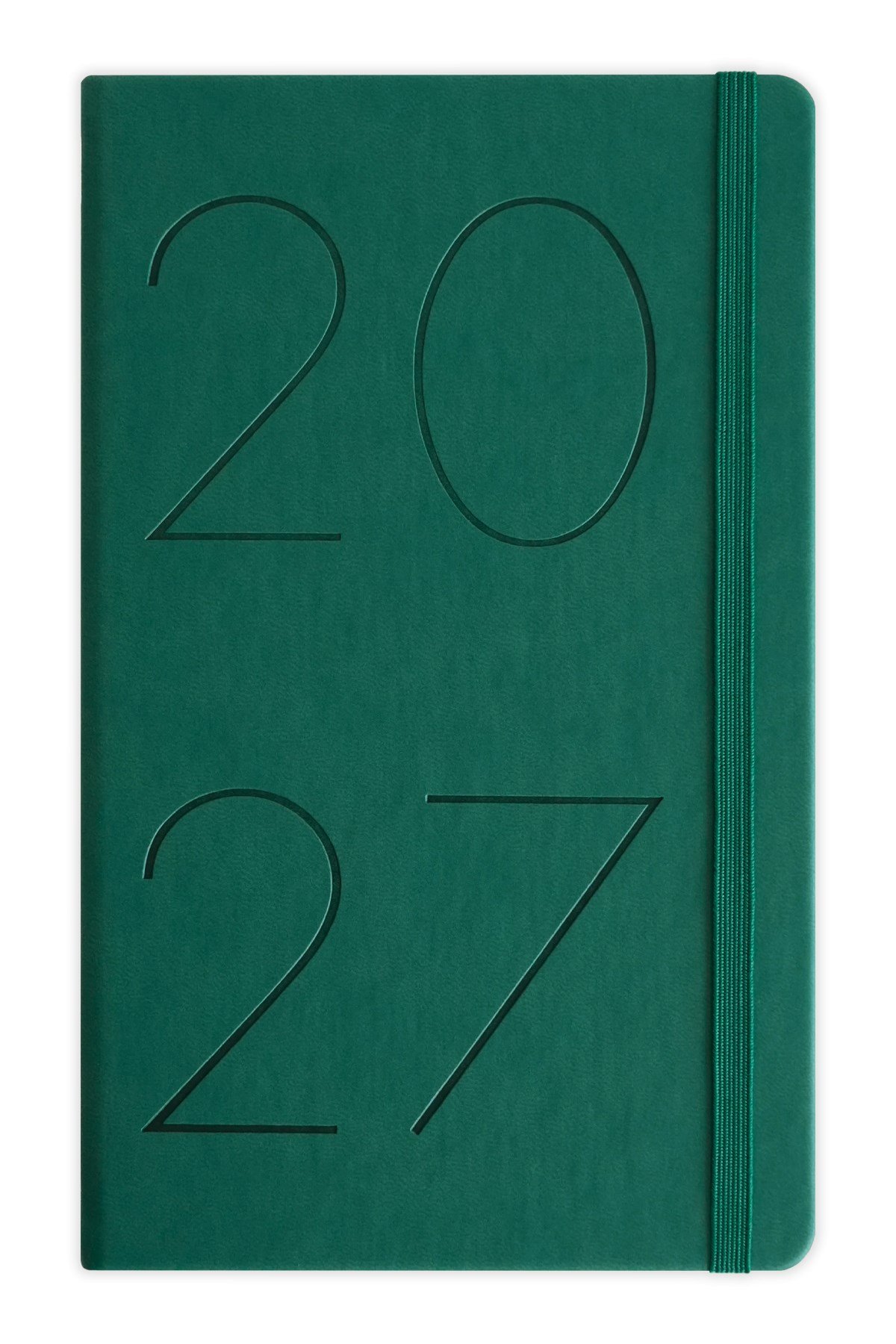 Matt Notebook 2027 Yılı 13x21 cm Günlük Ajanda Koyu Yeşil