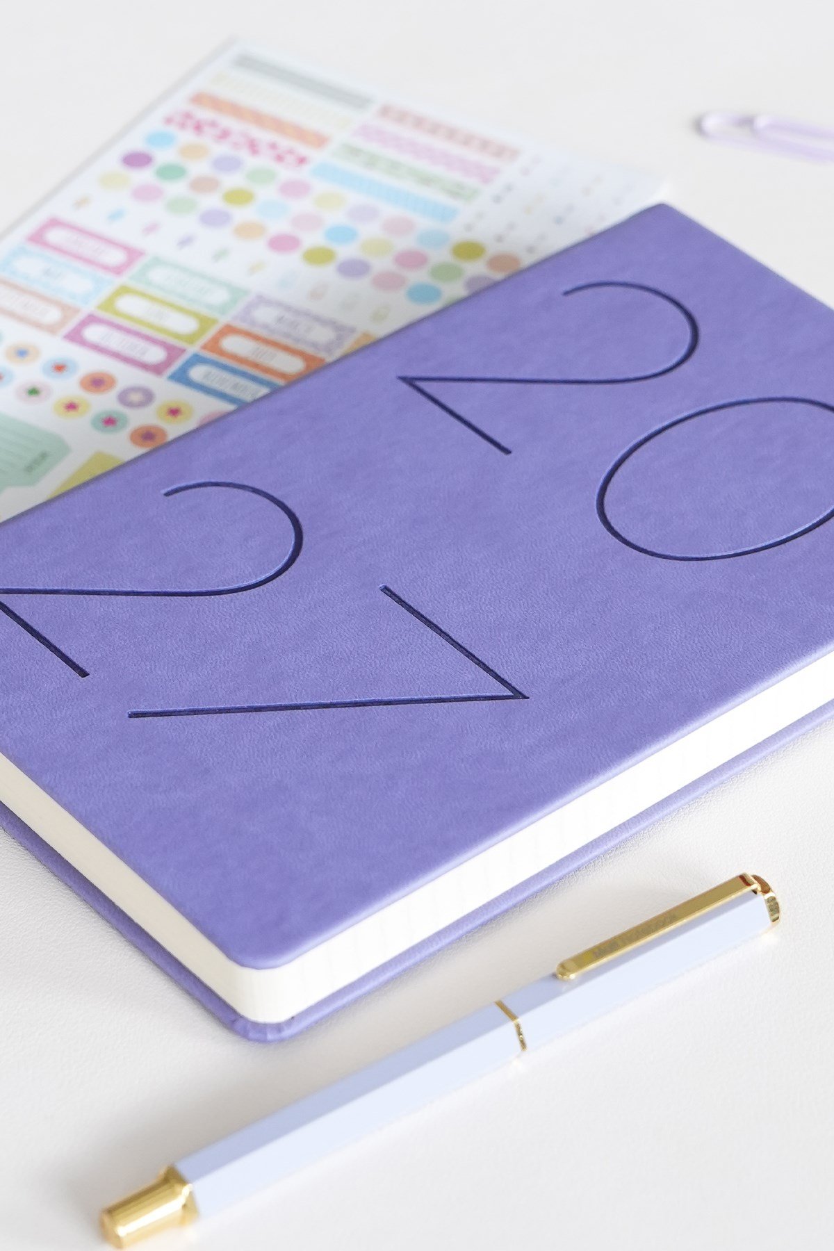 Matt Notebook 2027 Yılı 13x21 cm Günlük Ajanda Lila