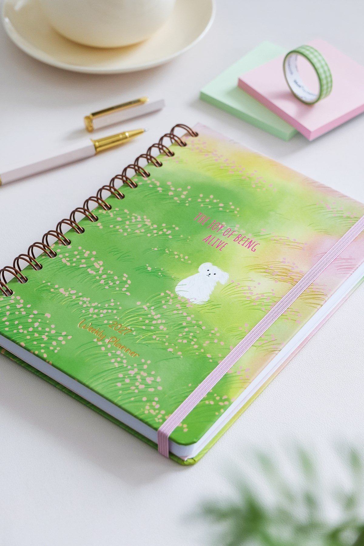 Matt Notebook 2027 Yılı A5 Ajanda Spiralli 15x21 cm - 12 Aylık Manzara