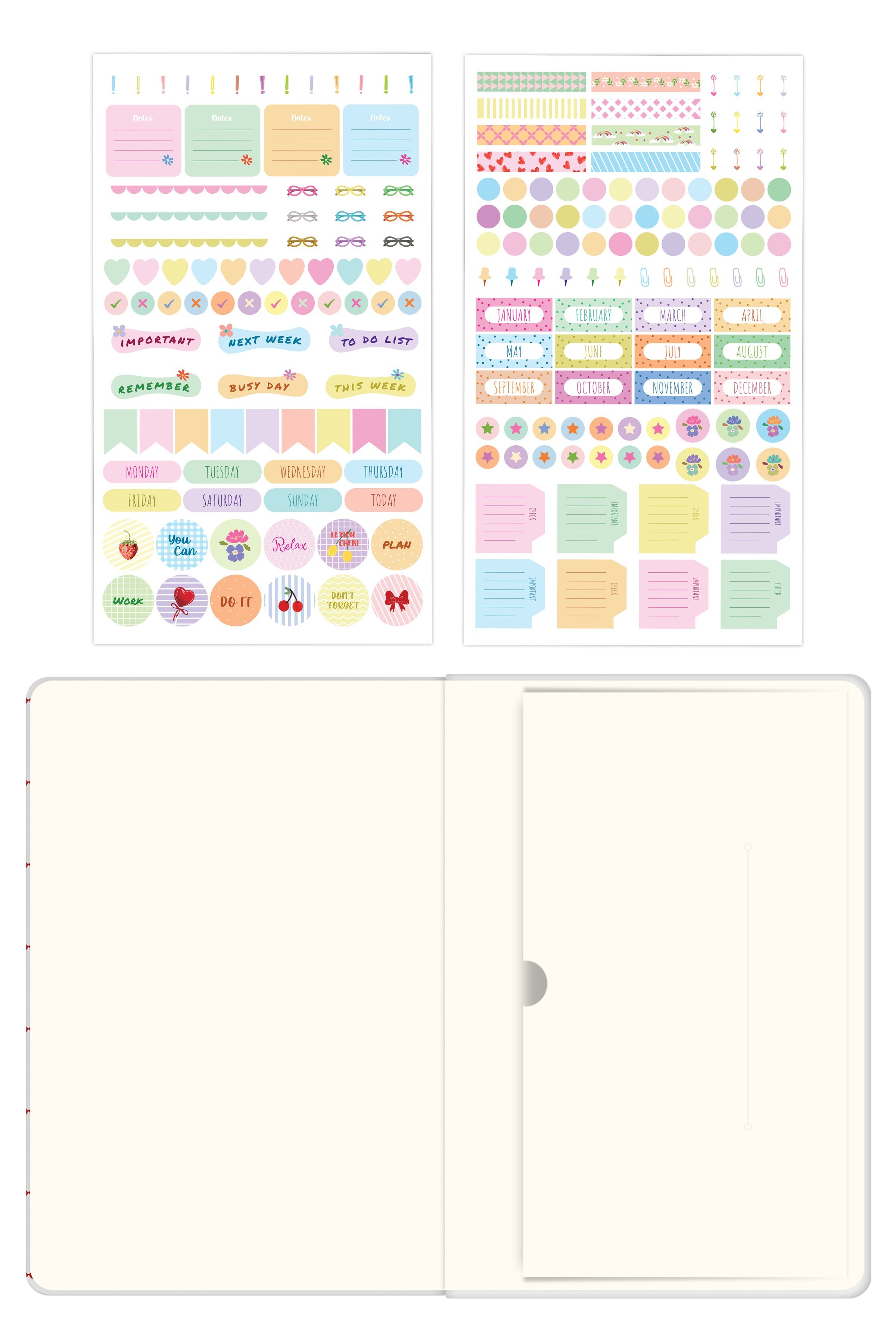 Matt Notebook 2027 Yılı A5 Haftalık Ajanda 15x21 cm - 12 Aylık Fiyonk